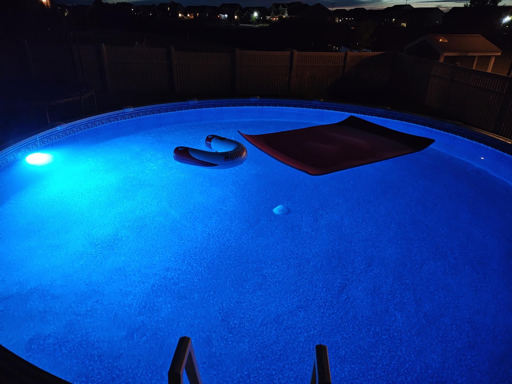 LyLmLe LED Pool Lights for Above Ground with APP Control, 20W Smart RGB Magnetic Underwater Lights with Timer, 800lm Dimmable, IP68 Waterproof 12V Submersible Light for Inground Aboveground Pools customer photo 2