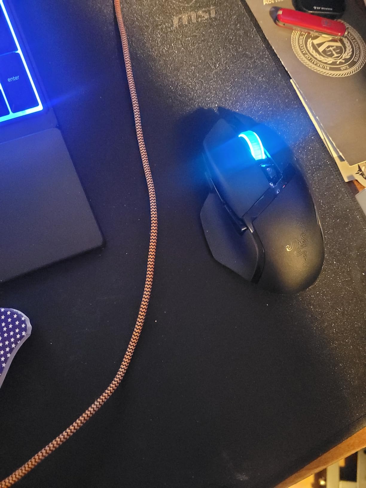 Razer Basilisk V3 X HyperSpeed Gaming Mouse - Optical - Wireless - Bluetooth/Radio Frequency - 2.40 GHz - Black - USB - 18000 dpi - 7 Button(s) - 7 Programmable Button(s) - Right-handed - 1 x AA Battery customer photo 1