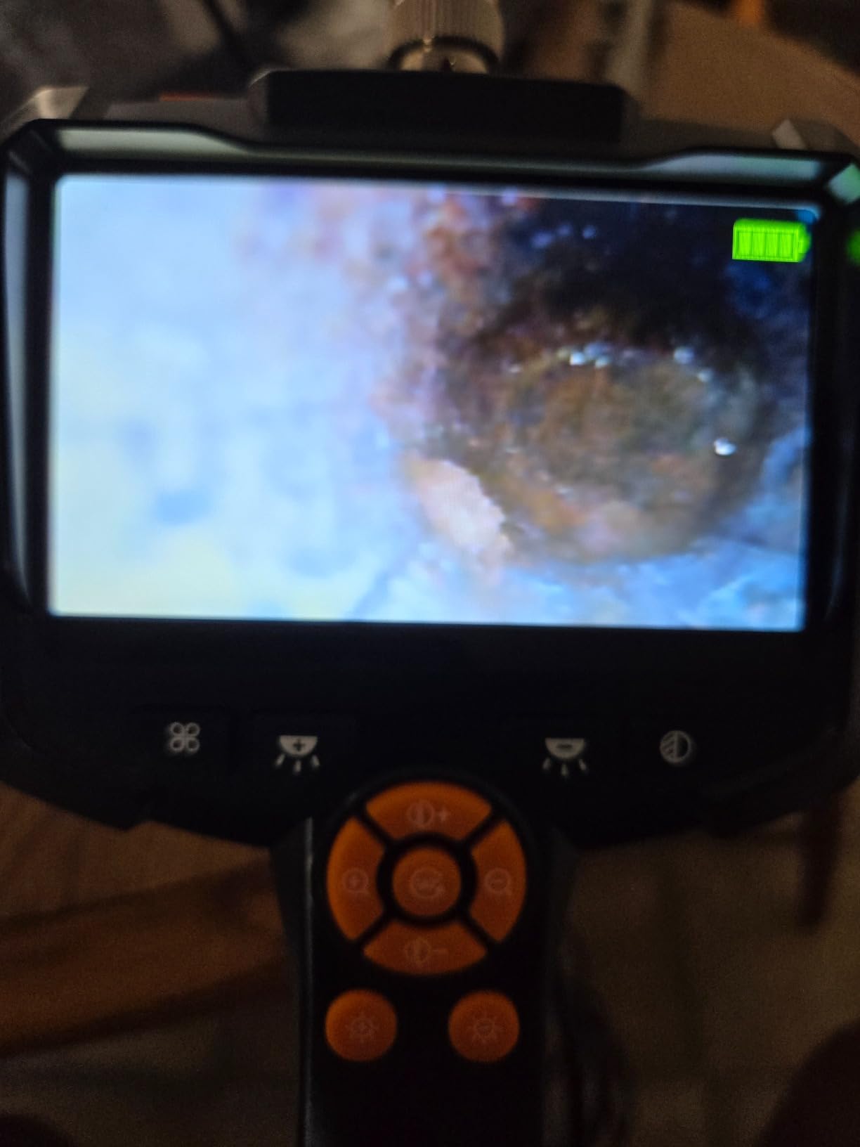 Daxiongmao Endoscope Camera with Light, 1080P HD Borescope with 8 Adjustable Lights, IP67 Waterproof Snake Camera, Ideal for Inspecting Walls, Vents, Automotive Engines, Pipes - Tool for Men (16.4 ft) customer photo 1