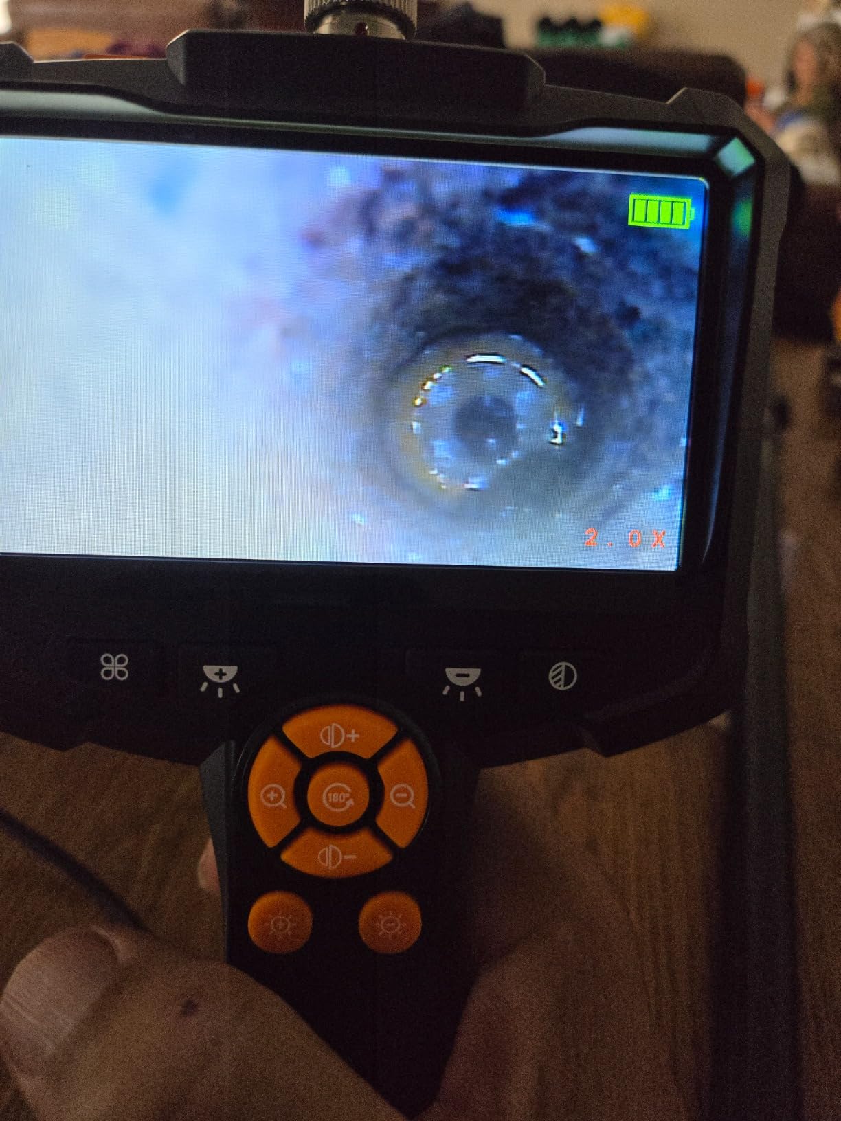 Daxiongmao Endoscope Camera with Light, 1080P HD Borescope with 8 Adjustable Lights, IP67 Waterproof Snake Camera, Ideal for Inspecting Walls, Vents, Automotive Engines, Pipes - Tool for Men (16.4 ft) customer photo 2