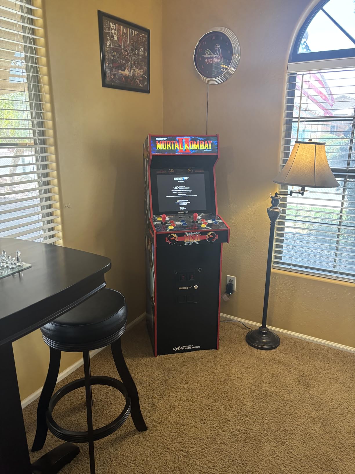ARCADE1UP Mortal Kombat II Deluxe Arcade Machine Gaming Cabinet with 14 Games, Real Feel Joysticks and Buttons and 17-Inch Color Screen customer photo 2
