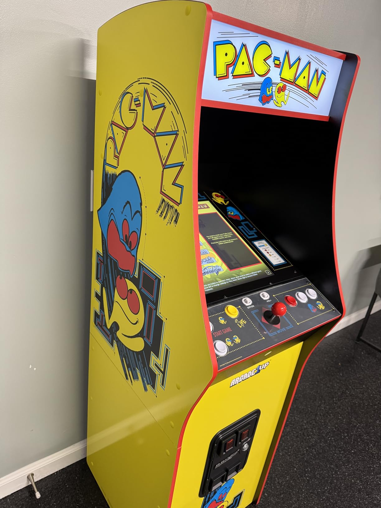 Arcade1Up PAC-Man Deluxe Arcade Machine for Home - 5 Feet Tall - 14 Classic Games customer photo 1