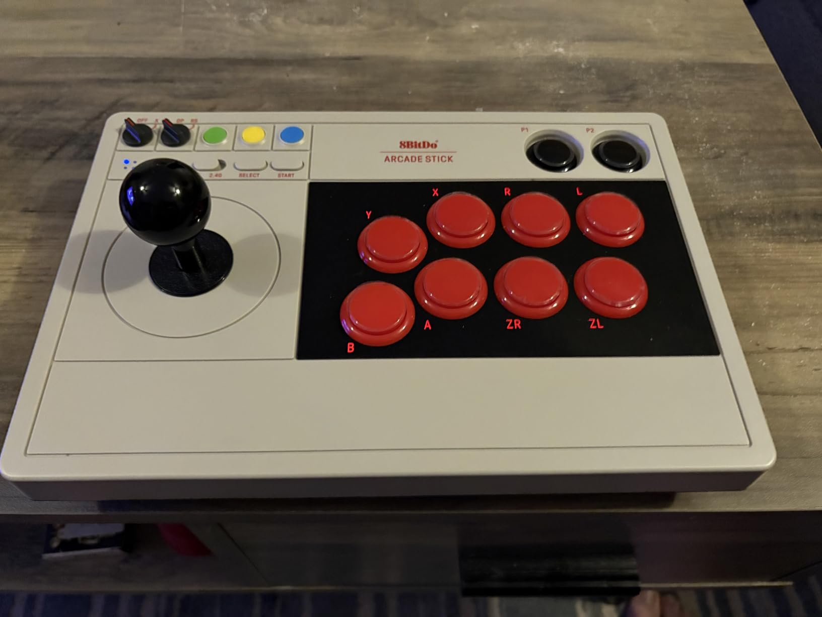 8Bitdo Retro Arcade Fight Stick 8 Way Joystick with 2 Dedicated Macro Buttons and Turbo Function for Switch/Switch 2 and PC Windows, Support Bluetooth, 2.4G Wireless and Wired USB-C Cable Connection customer photo 2