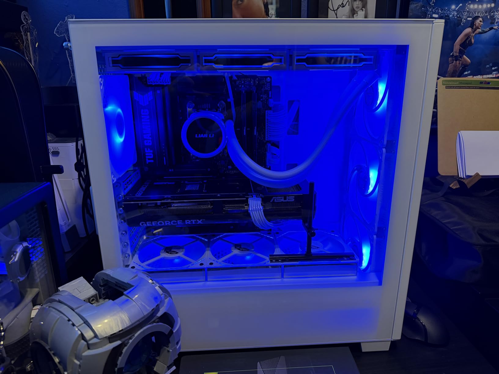 GPU Support Bracket, Graphics Card Support, GPU Bracket Brace, Video Card Sag Holder, GPU Stand, Adjustable Anti Sag GPU Stand for Fan Aluminum 129mm customer photo 2