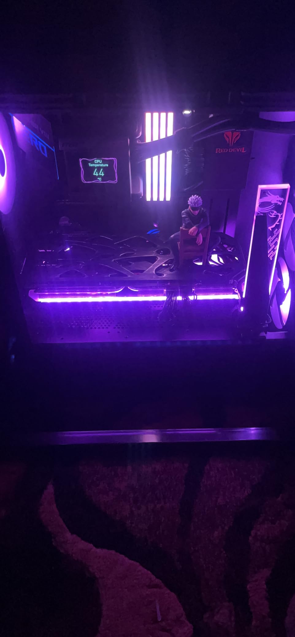 Devil Skin Swappable Backplate - Generative (for Red Devil 7000 Series) customer photo 1