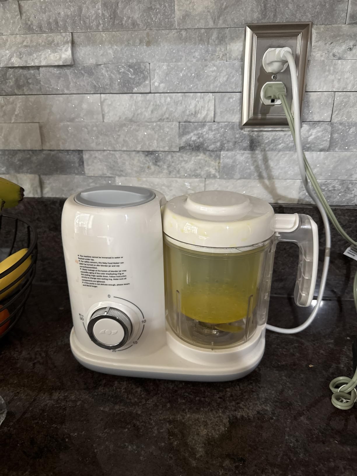 Baby Food Maker, 4 in 1 Baby Food Processor and Steamer, Puree Blender, Multifunctional Baby Puree Maker, Dishwasher Safe (White) customer photo 2