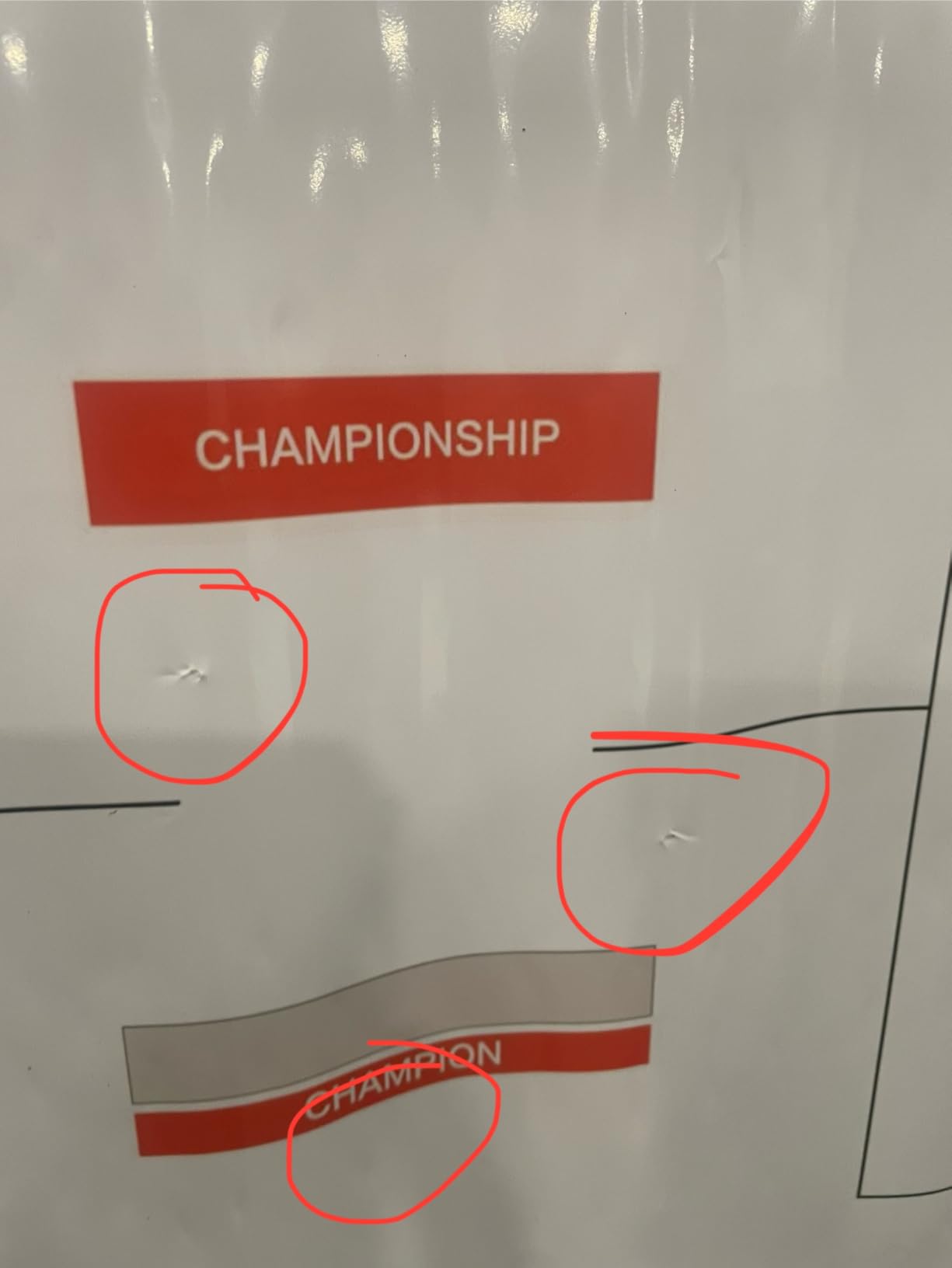 Pasimy Tournament Bracket Poster Set Includes 24 x 36 Inch Reusable Dry Erase Bracket Poster with Marker Pen Cloth Eraser for School Classroom Office Home Student Teacher Gift Favors (32 Team) customer photo 1