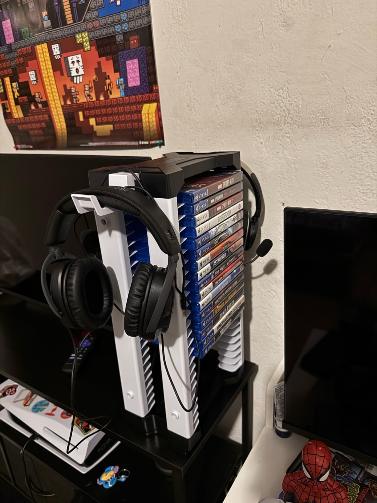 Nargos Video Game Storage Tower Universal for PS5/PS4/PS3/PS2/Xbox One/Xbox 360 And Xbox Series X/S/Wii/Switch/Switch 2 Game Cases, DVD And Blu-Ray Disks, Organizer Para Juegos, Regalo Gamer (23 Pcs) customer photo 2