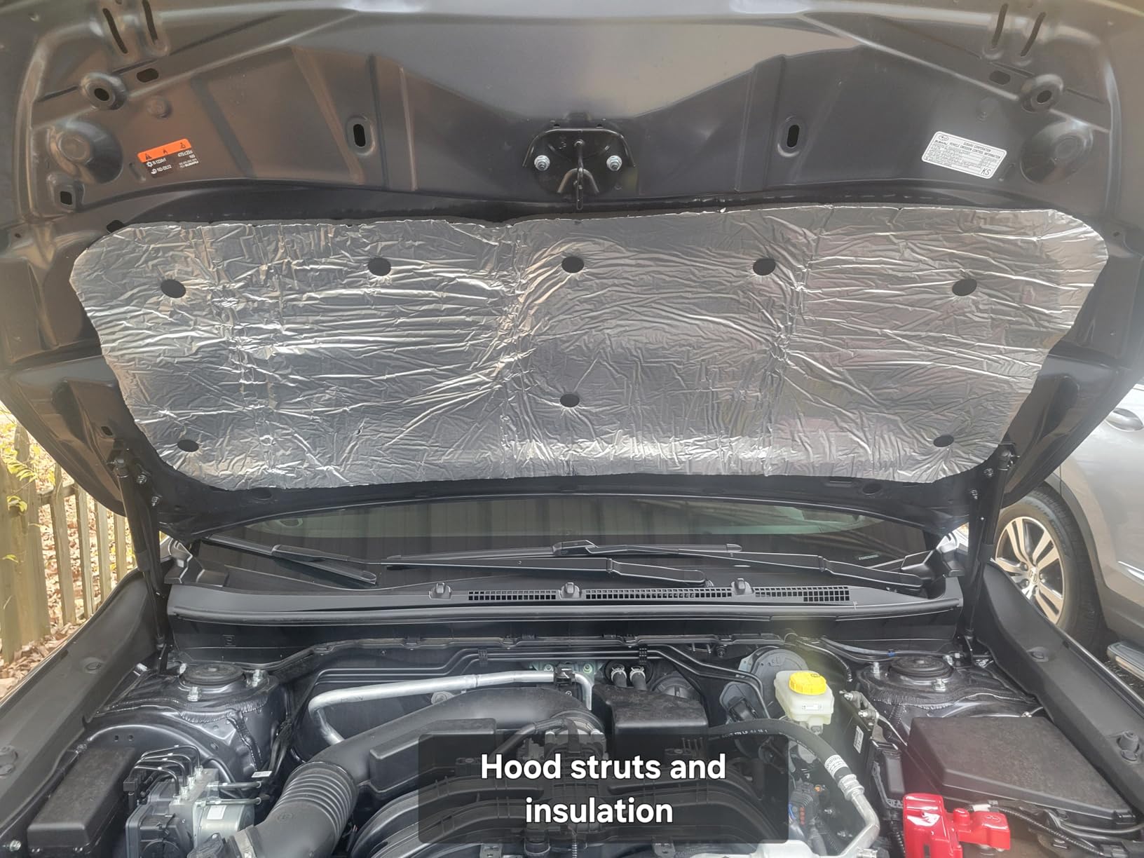 Heat Sound Deadening Insulation Mat - 394mil 16.36sqft Car Sound Deadening Material Mat,Auto Audio Deadener Foam for Hood Engine Roof Trunk (40x60inch-16.36sqft, 394mil) customer photo 2