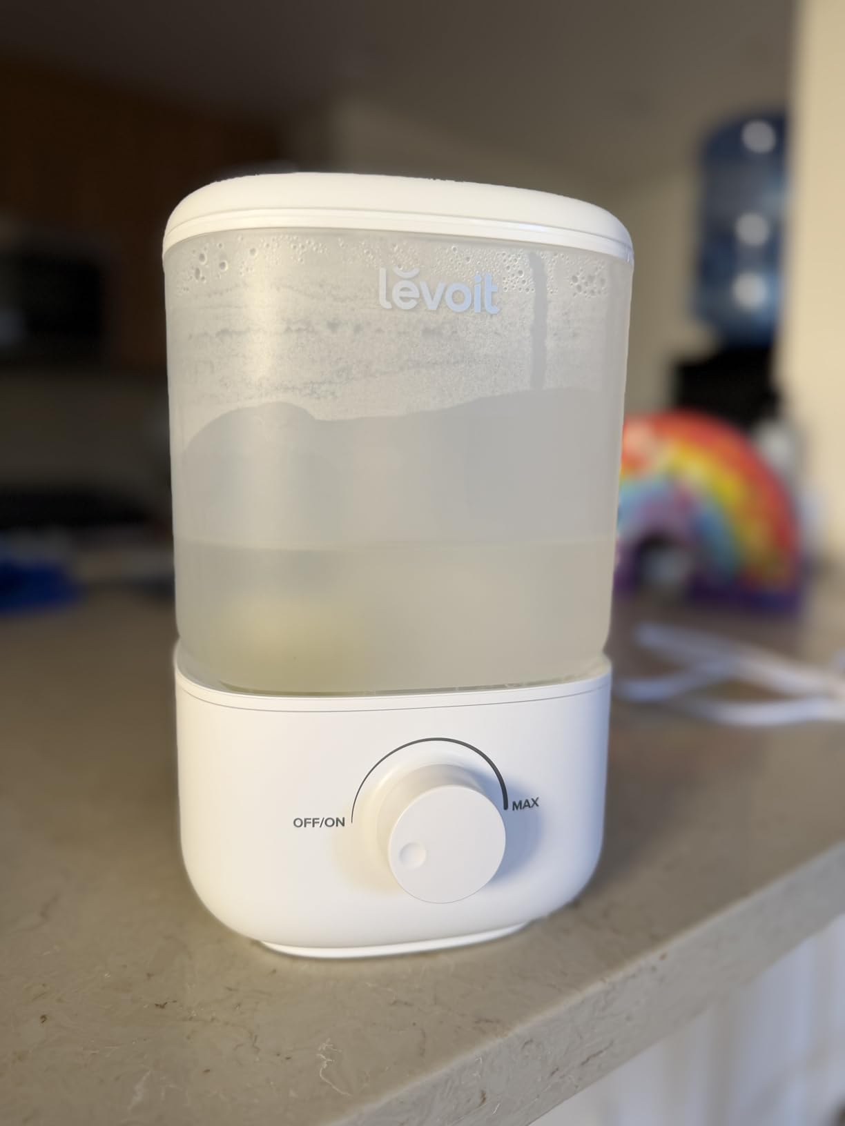 LEVOIT Top Fill Humidifiers for Bedroom, 2.5L Tank for Large Room, Easy to Fill & Clean, 28dB Quiet Cool Mist Air Humidifier for Home Baby Nursery & Plants, Auto Shut-off for Safety, 25H customer photo 2
