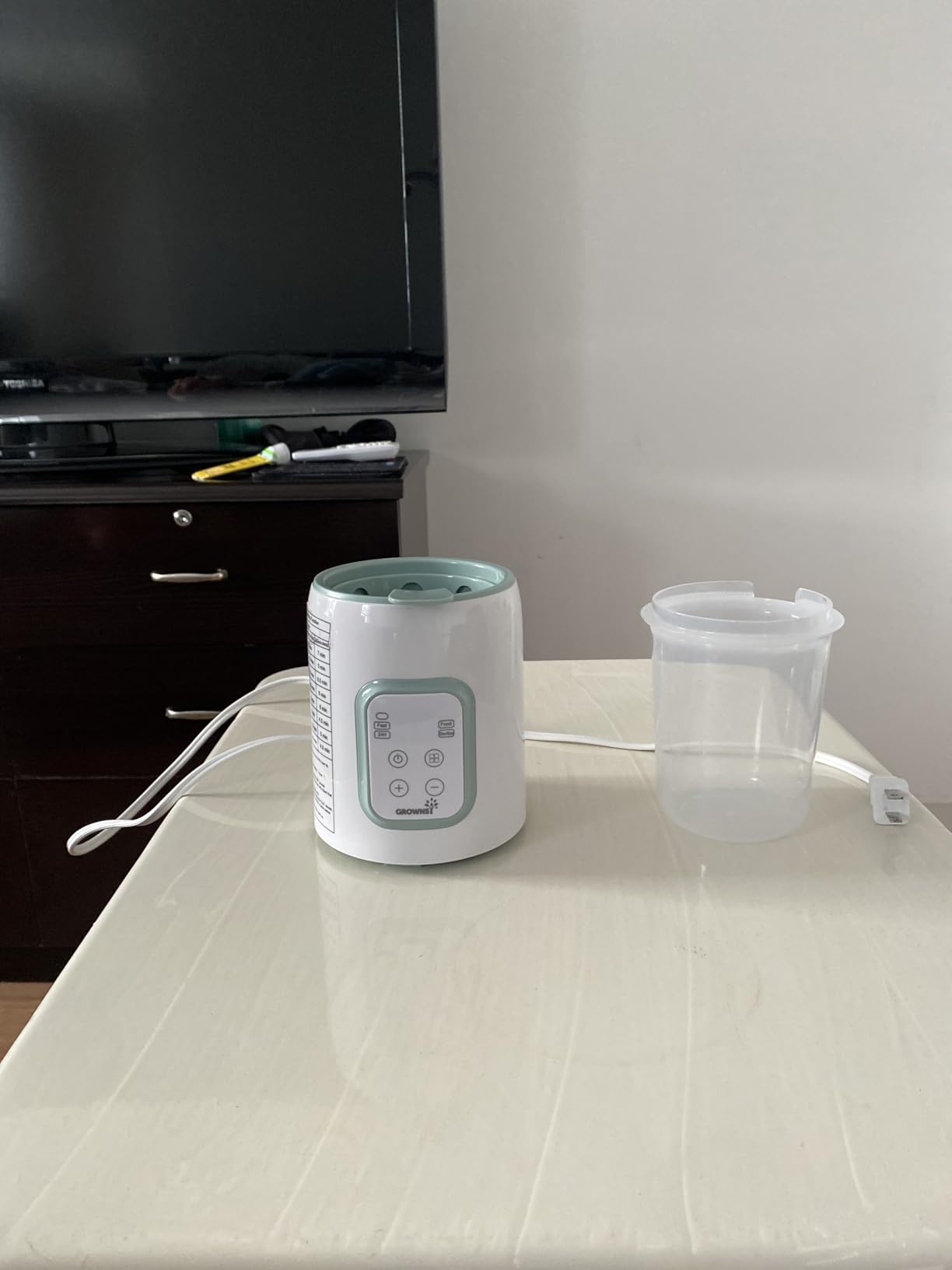 Grownsy Baby Bottle Warmer, 8-in-1 Fast Baby Milk Warmer with Timer for Breastmilk or Formula, Accurate Temperature Control, 24H Keep, Food Heater&Defrost BPA-Free Bottle Warmer for All Bottles- Green customer photo 2