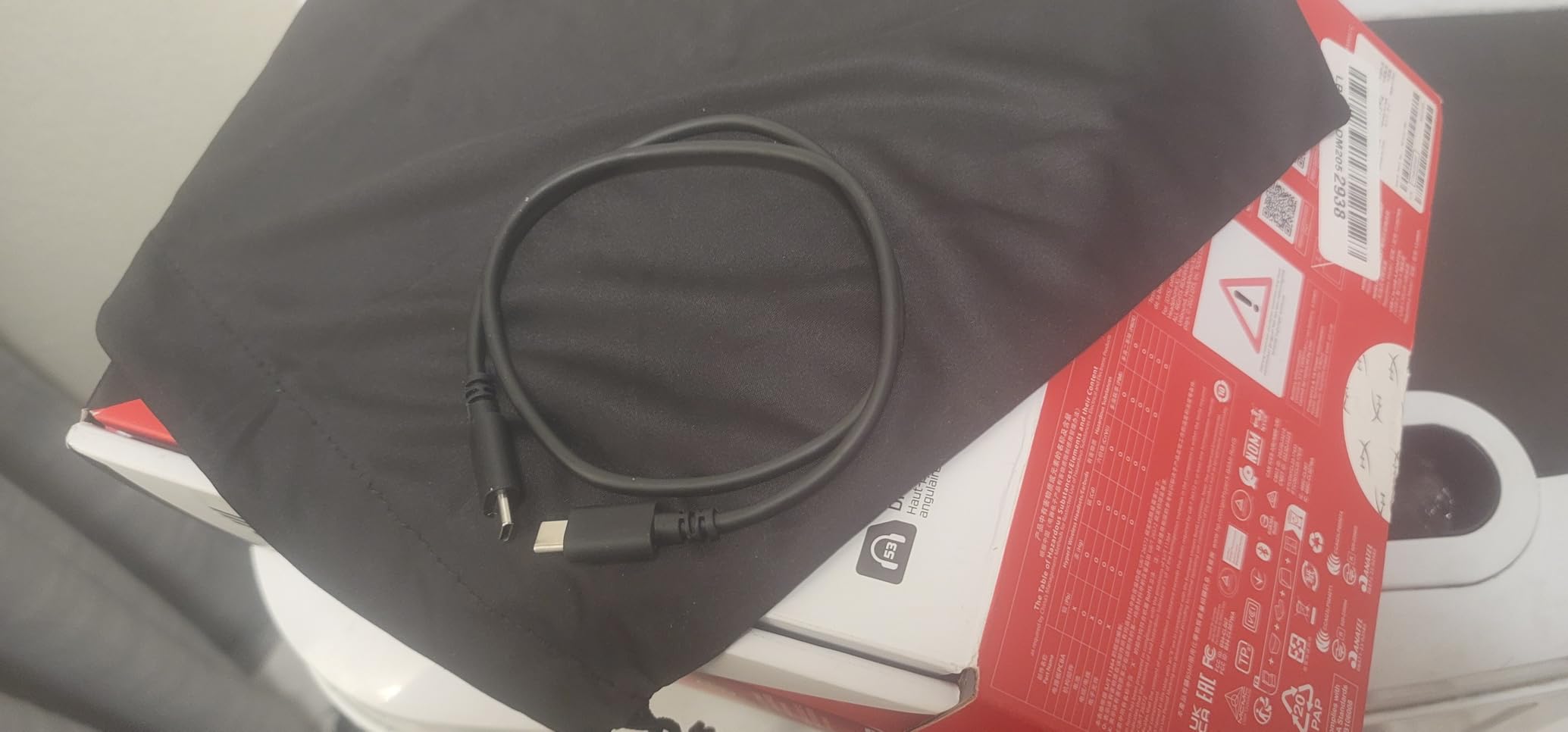 HyperX Cloud III - Wired Gaming Headset, PC, PS5, Xbox Series X|S, Angled 53mm Drivers, DTS Spatial Audio, Memory Foam, Durable Frame, Ultra-Clear 10mm Mic, USB-C, USB-A, 3.5mm - Black customer photo 2