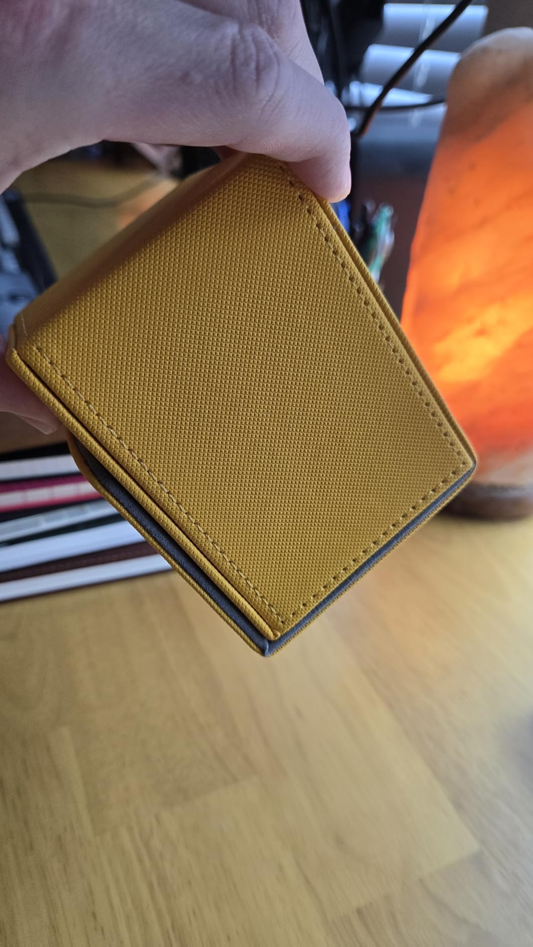 Card Deck Box, 110+ Storage MTG Deck Box with 50 Pcs Card Sleeve, Collectible Trading Card Cases for Magic Commander and More (Black) customer photo 1