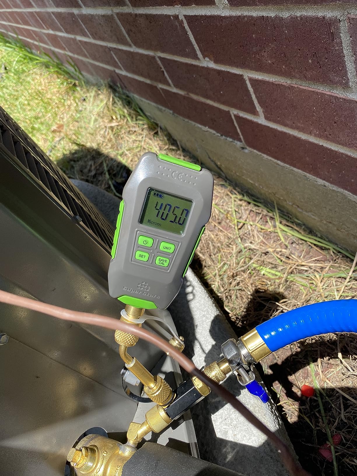 Digital Micron Vacuum Gauge 1/4