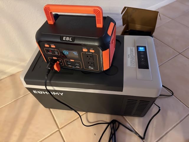 EUHOMY 19QT 12 Volt Refrigerator, -4℉~68℉ Electric Cooler for Car | No Ice Needed, 12V&100-240V, Compressor Cooling, ECO/MAX Modes, 3-Level Battery Protection, Truck/Travel/Home Use,Low Noise customer photo 1