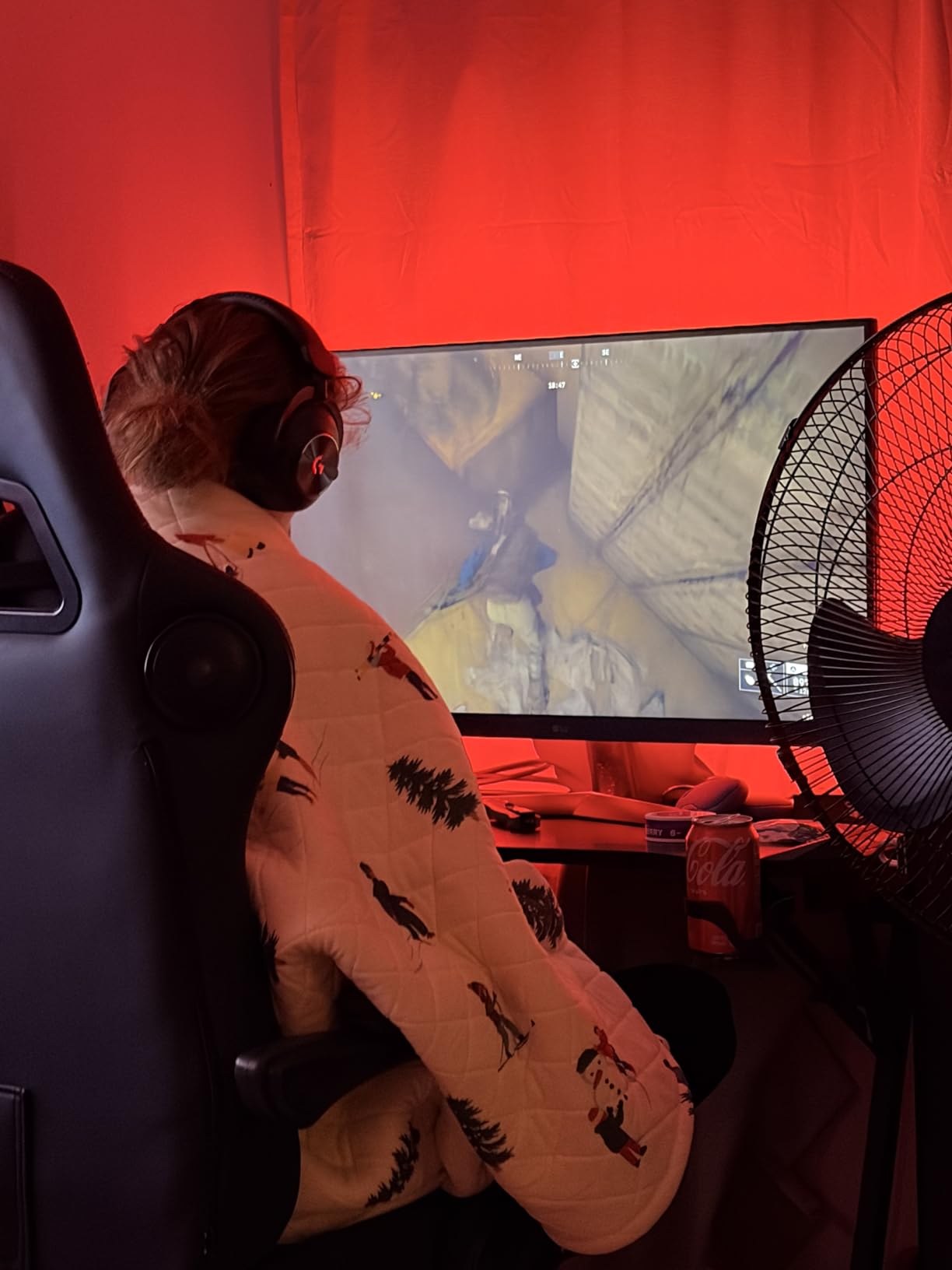 Gaming Light for Monitor G1, RGBIC LED Backlight for 27-34 Inch PC, Smart LED Lights for Monitors with Color Matching, Adapts to Curved Monitors, Double Strip Light Beads with 123 Scene Modes customer photo 1