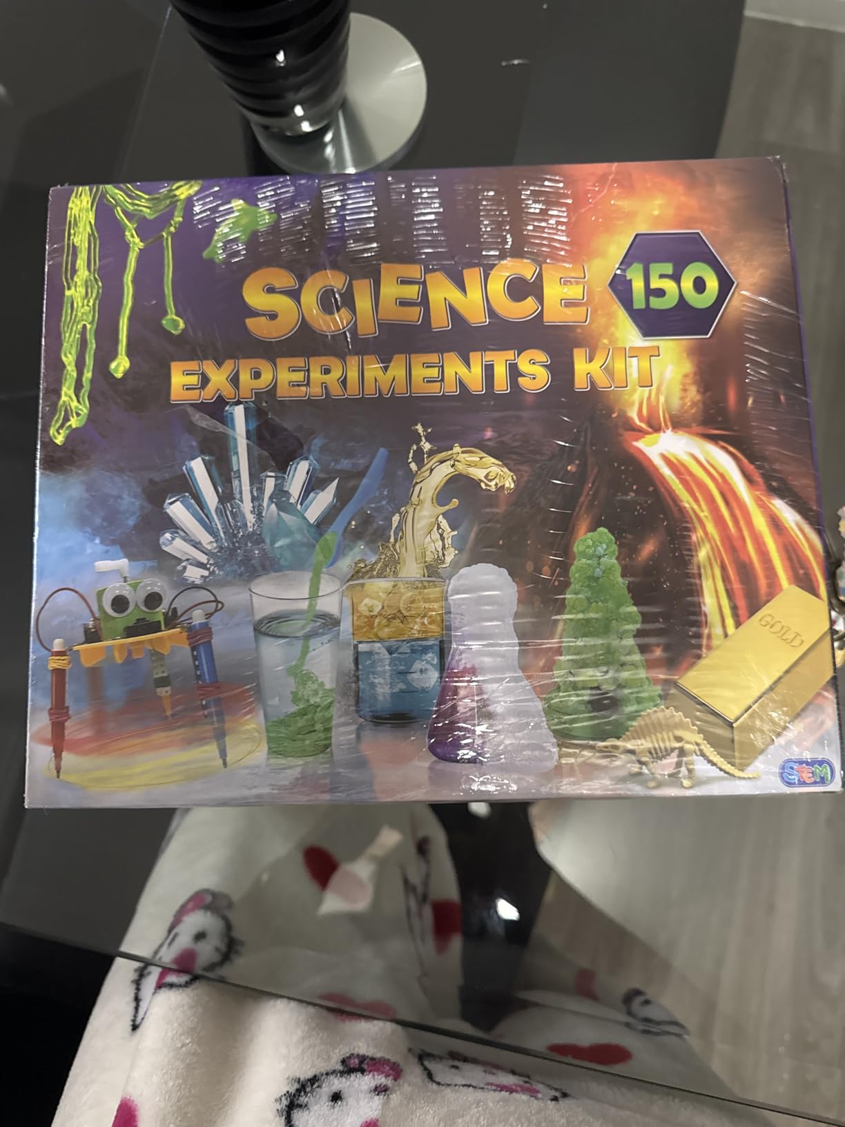 UNGLINGA 150 Experiments Science Kits for Kids, S.T.E.M Educational Project Toys for Boys Girls Birthday Gifts Ideas, Volcano, Chemistry Lab Tools Scientist Set customer photo 2