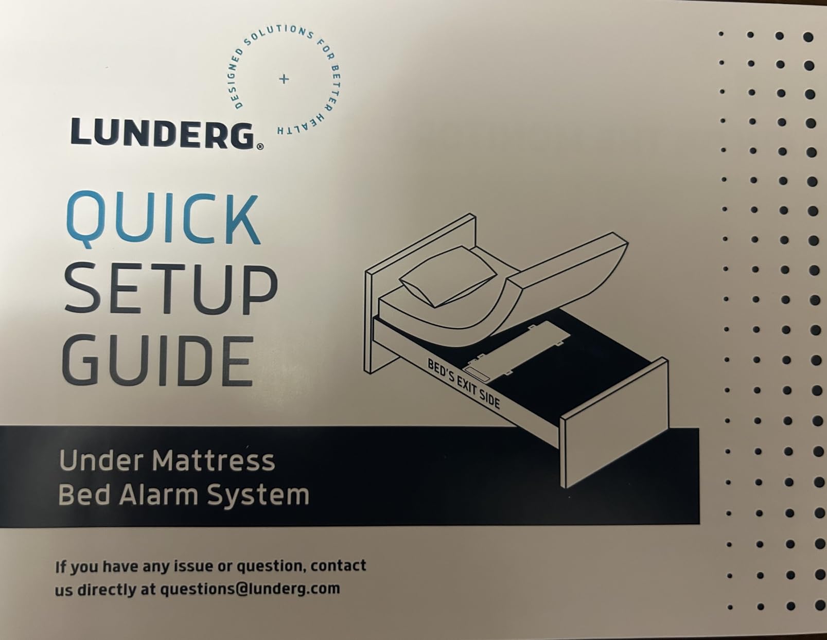 Lunderg Under Mattress Bed Alarm for Elderly Adults - Wireless Sensor Pad with Early Alert & Pager - Bed Alarms and Fall Prevention for Elderly and Dementia Patients - Reduces False Alarms customer photo 2
