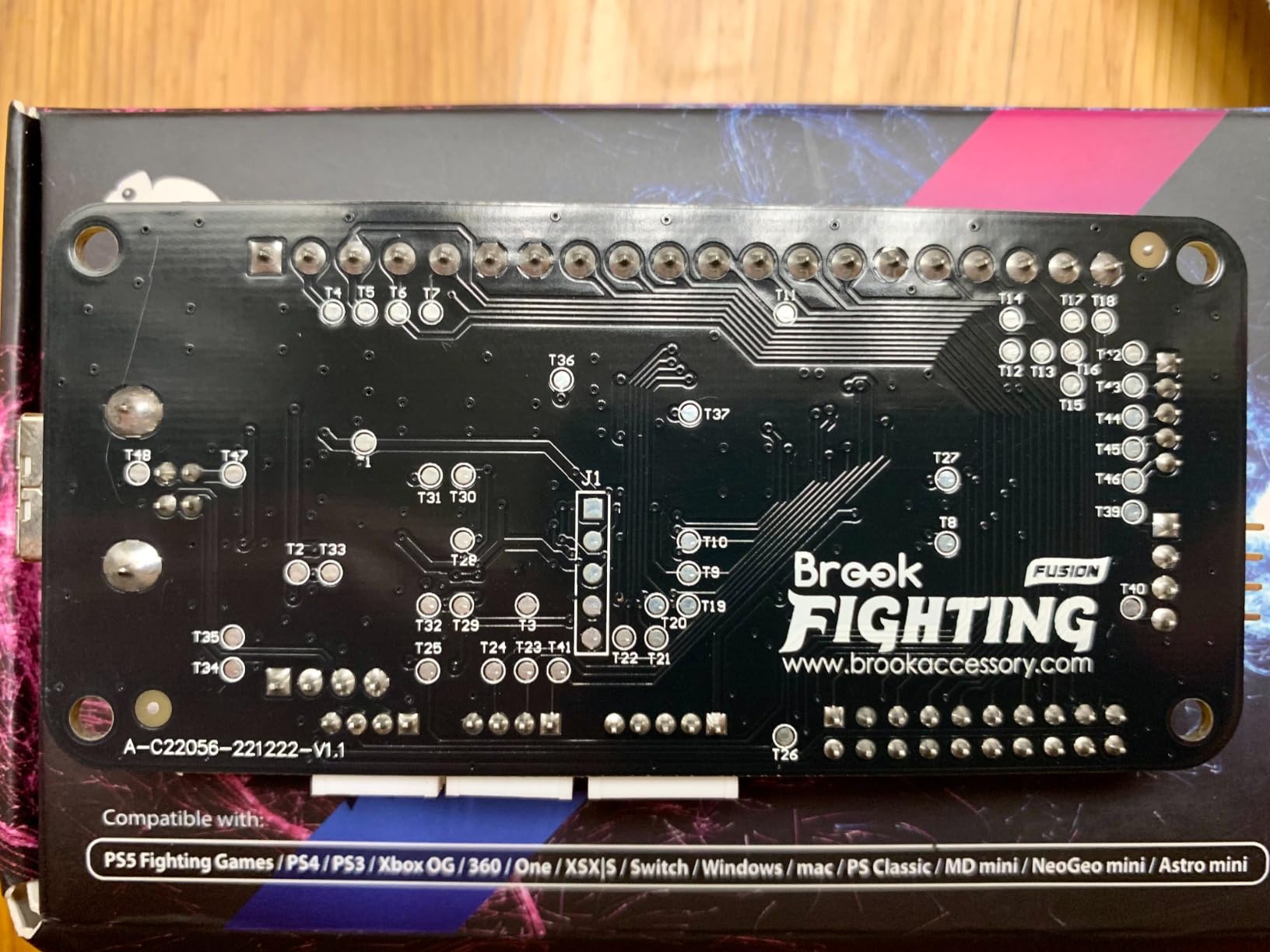 Brook Universal Fighting Board Fusion - Pre-installed header version, For PS5 Fighting Games solution, compatible with Street Fighter 6 and Tekken 8 customer photo 2