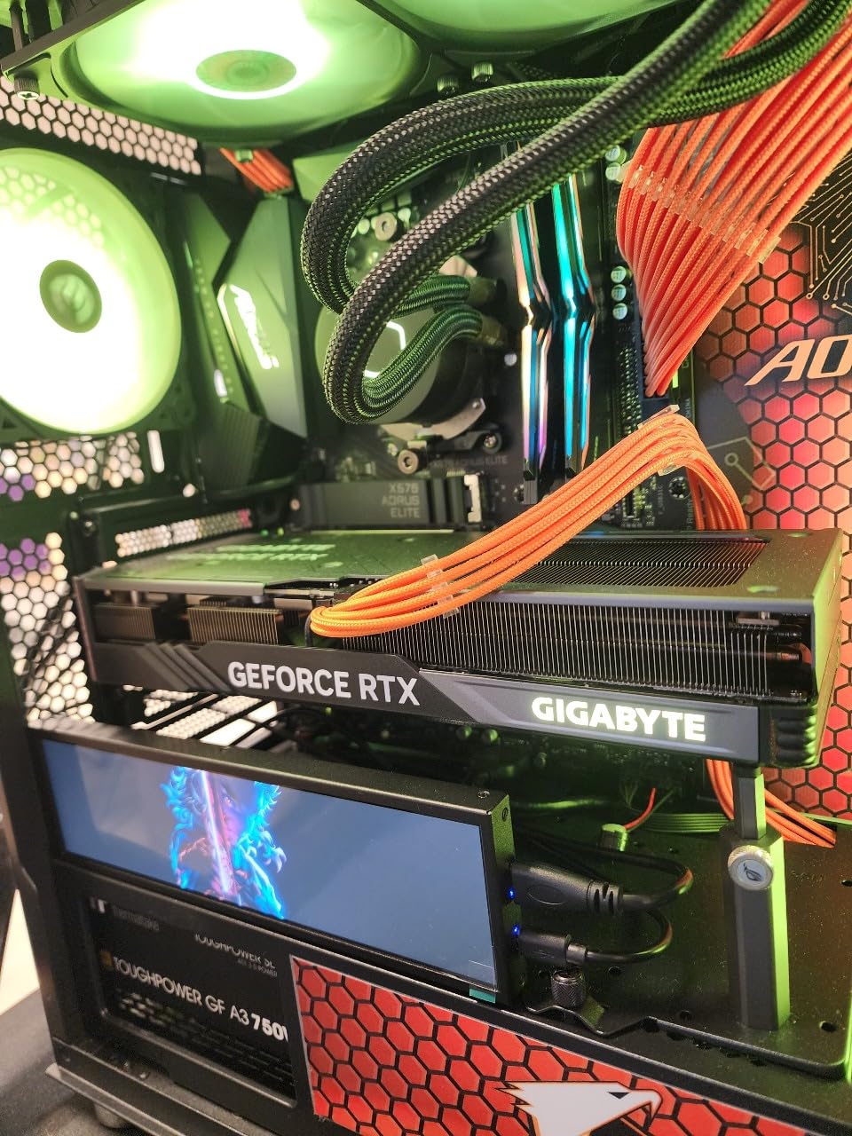 8.8 Inch Computer Secondary Screen CPU Temperature Monitor with Casing FHD IPS 1920x480 LCD Display for Computer Case Temperature Windows Aida64 CPU GPU Monitor customer photo 1