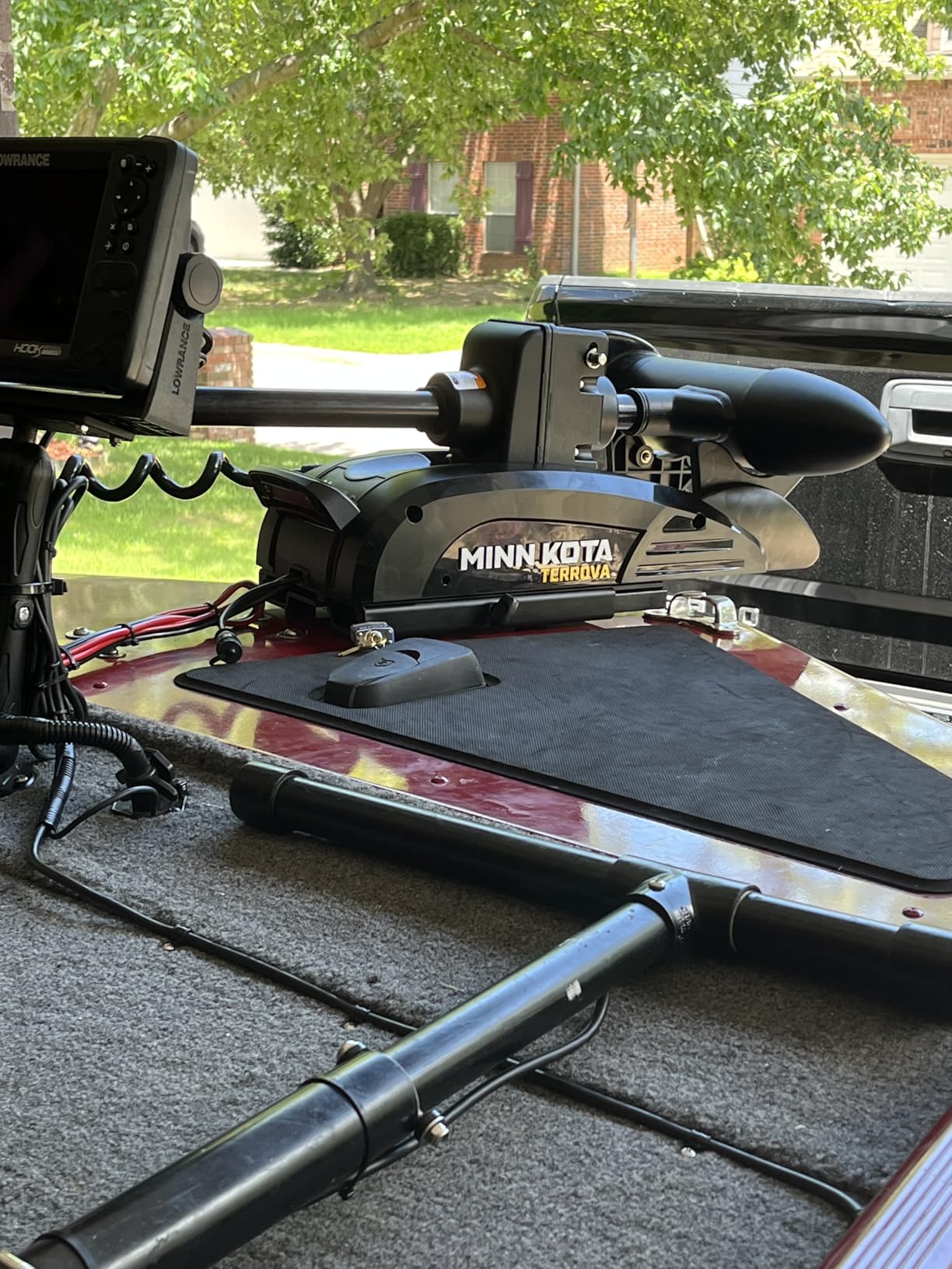 Minn Kota Terrova Bow-Mount Electric Trolling Motor with GPS, Spot-Lock - 55 Lb. Thrust, 54 In. Shaft, Freshwater customer photo 1