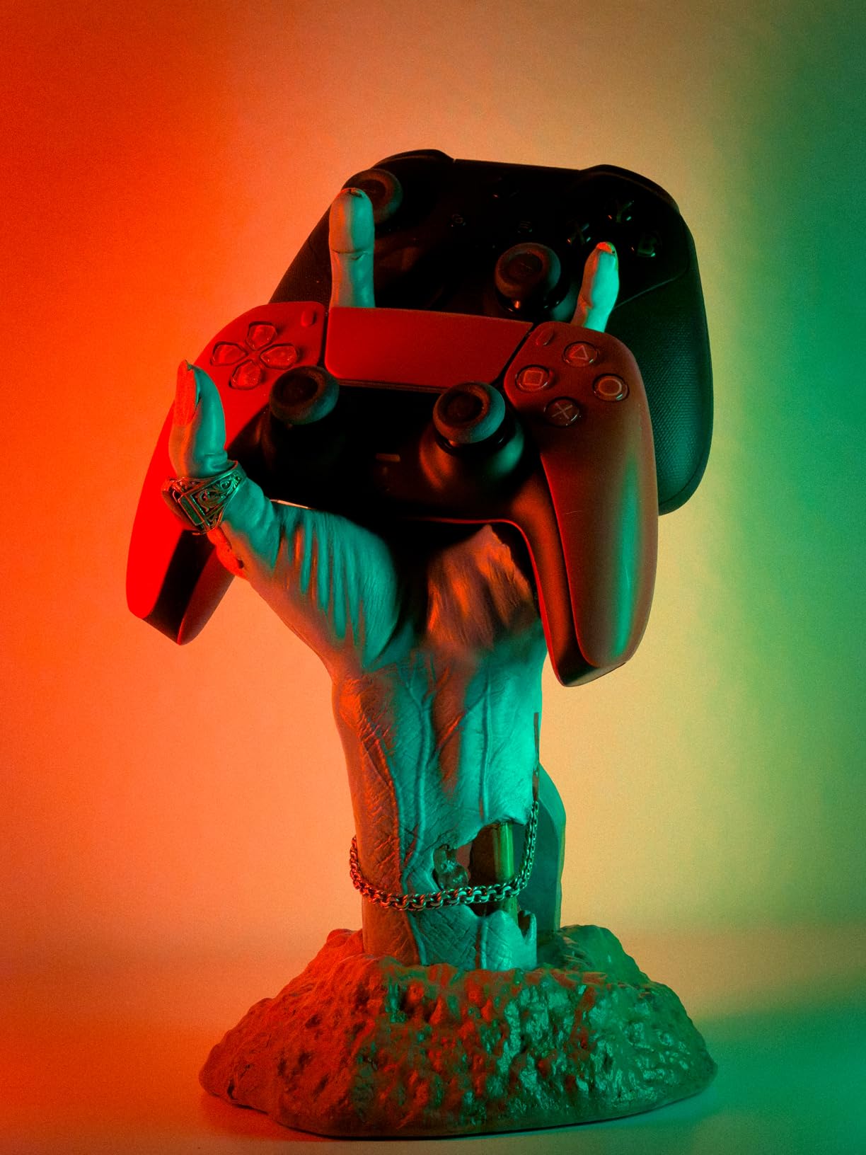 Grupo Erik Gaming Controller Holder One More Life | Controller Holder Figure | Headphone Stand & Controller | Gaming Accessories for Desk | Gamer Gifts | Halloween Decorations customer photo 2