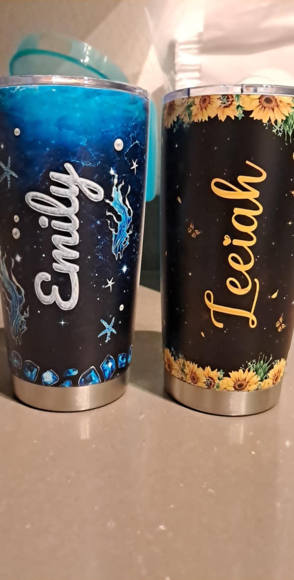 SANDJEST Personalized Gaming Tumbler 20oz 30oz Insulated Tumblers with Lid Coffee Travel Mug Cup Video Game Gifts for Men Women Teens Boyfriend Husband Gamers customer photo 1