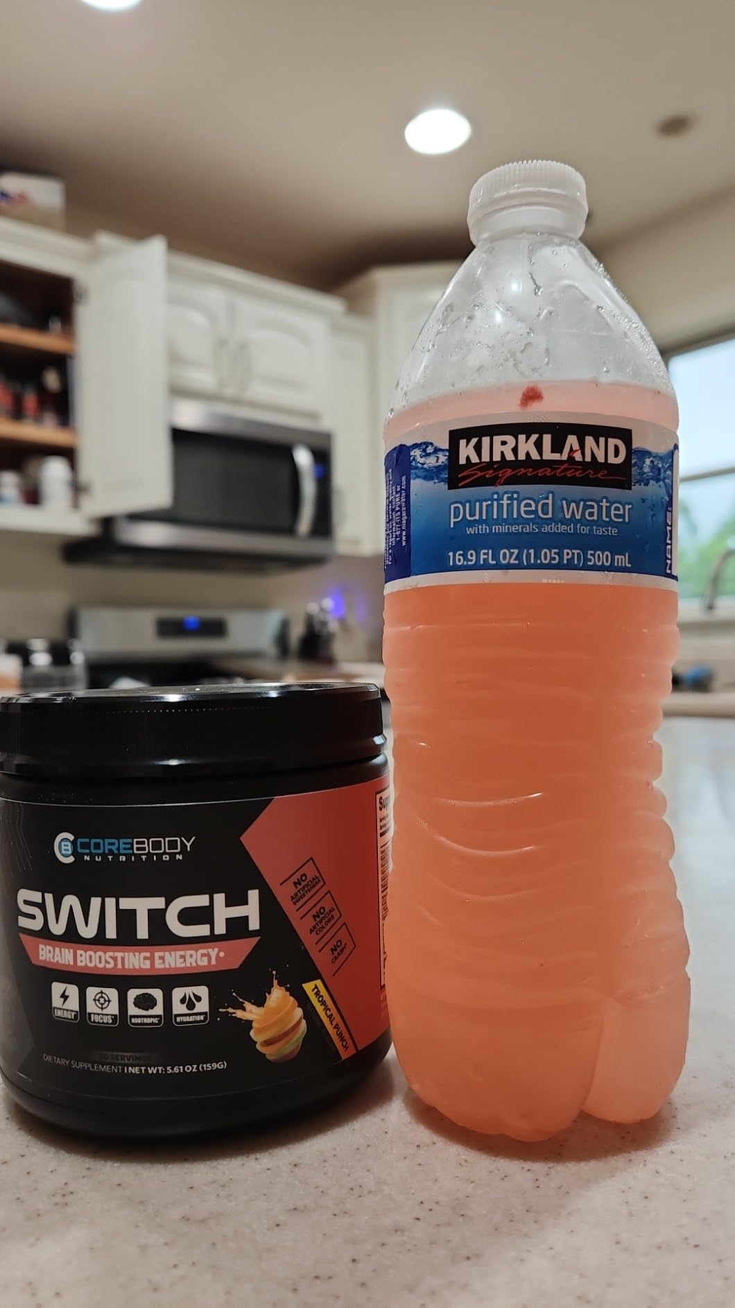 Switch, Brain Boosting Nootropic Energy Supplement Powder - Made in USA - Alpha GPC, NALT, Ashwagandha, Sugar Free Energy, Keto, Increase Mental Focus & Cognitive Function, Enhances Mood & Memory customer photo 2