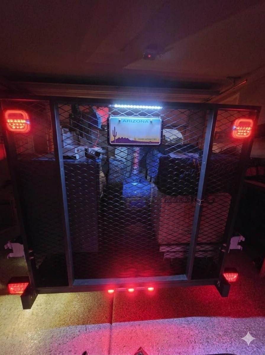 LED Boat Interior Lights, Boat Led Strip Lights Marine Waterproof Marine Lighting Strip Night Fishing Lighting for Pontoon, Dinghy, Kayak, Yacht,4 Pcs, White customer photo 1