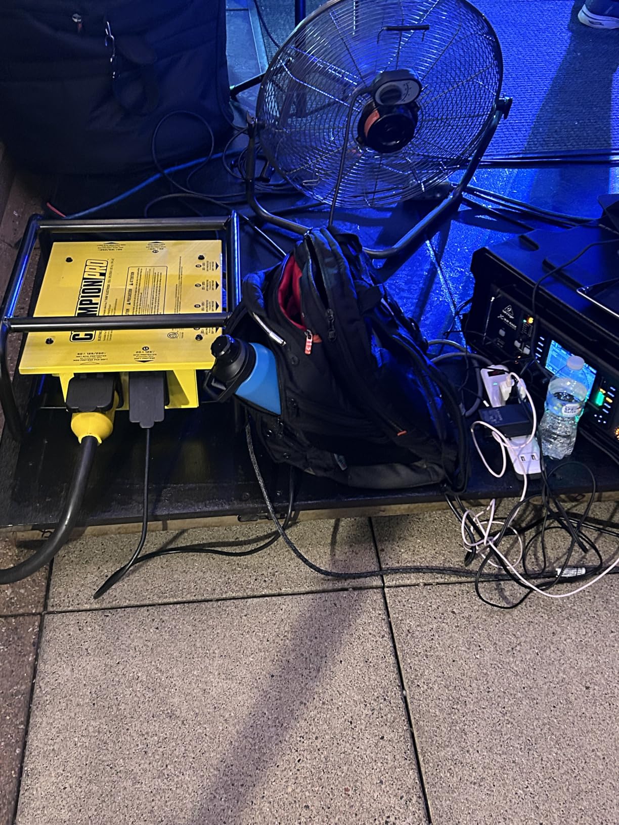 Champion Power Equipment Pro Grade OSHA Compliant Power Distribution Box, 50-Amp Twist Lock Inlet, Six 120V GFCI Duplexes, One 120/240V 30A Locking Outlet, 30A and 50A RV Adapters customer photo 1