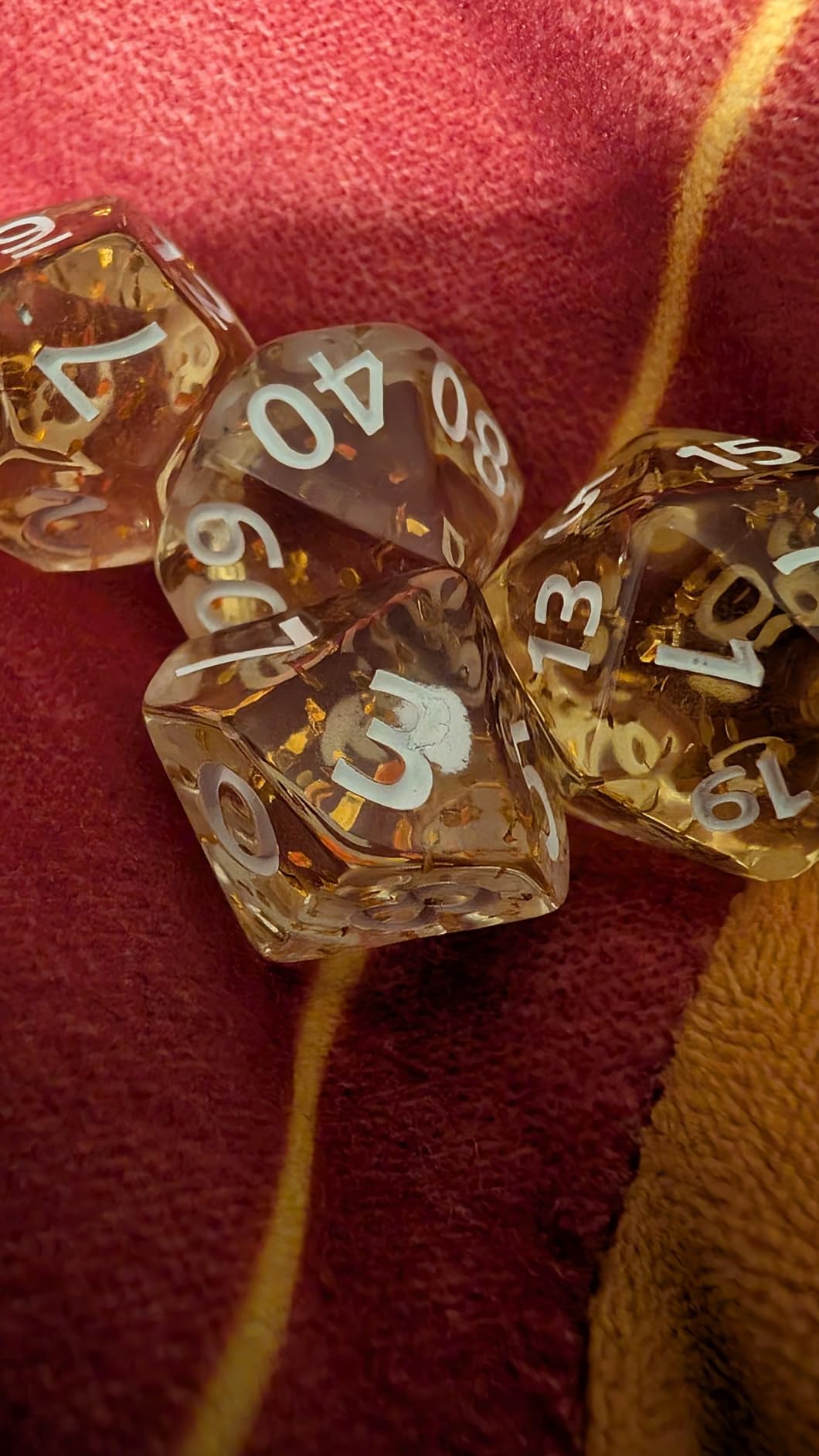 1985 Games Premium Mystery Dice, Set of 7 Polyhedral Dice, DND Dice Set, Premium RPG Dice, Suitable for Role Playing, Table Games (Premium Mystery Pack of 1) customer photo 2