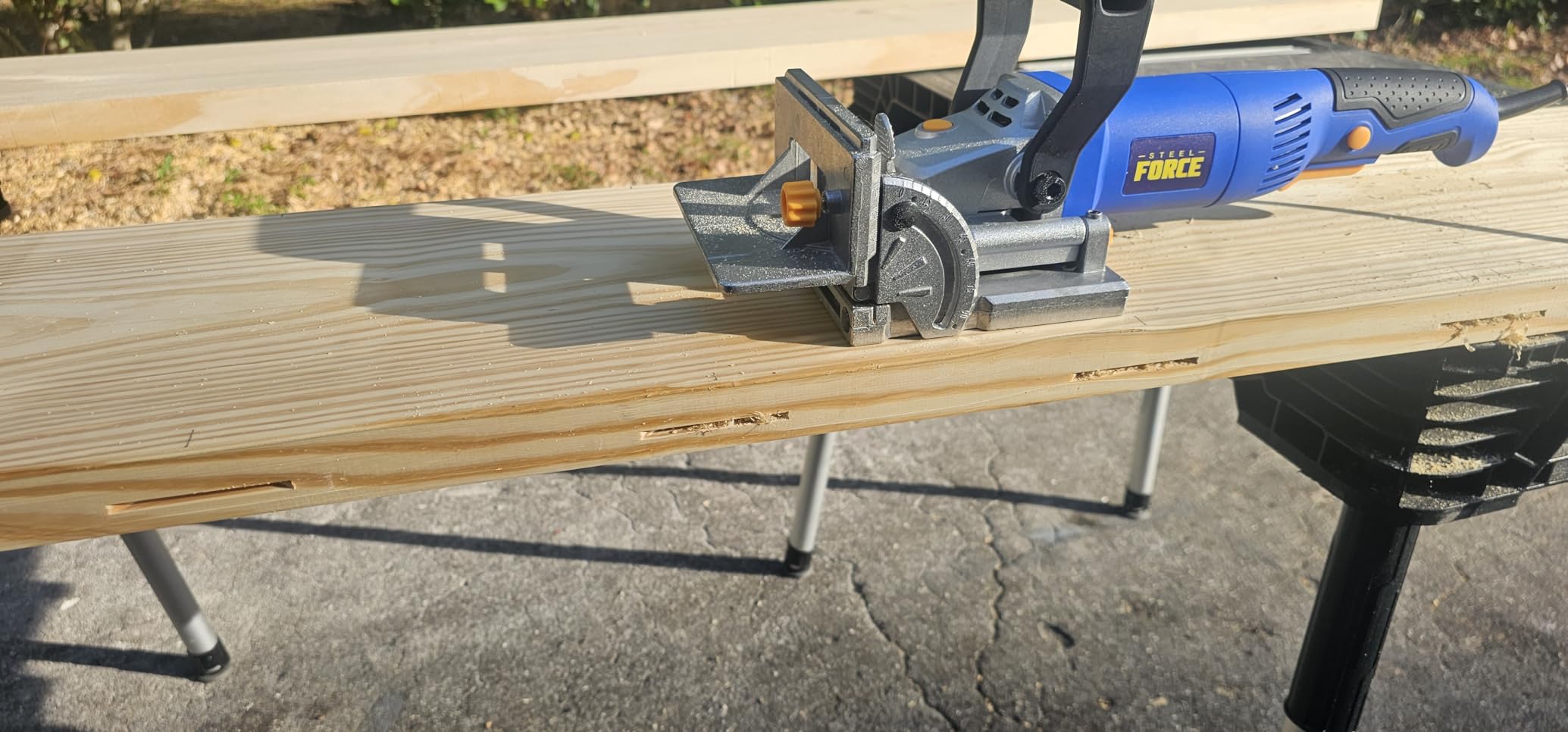 Steel Force BJ760 Electric Wood Biscuit Plate Joiner 4