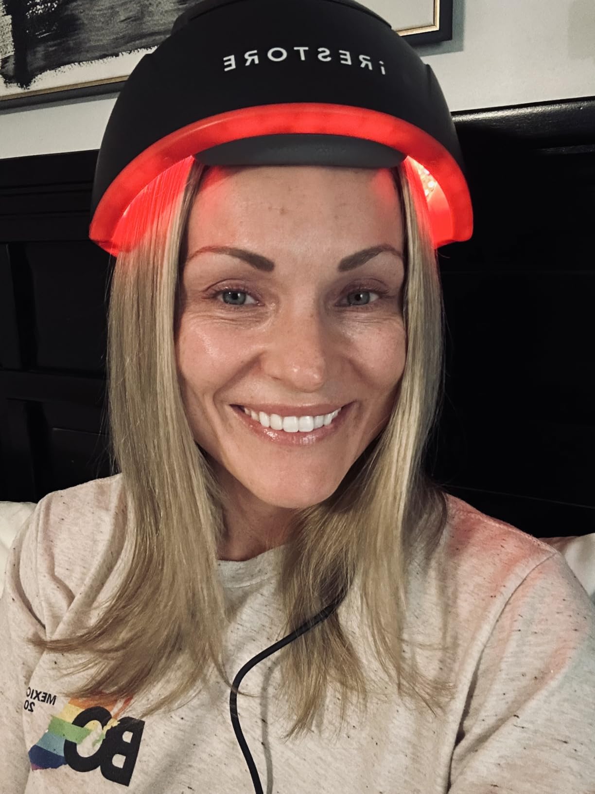 iRestore Elite - Laser Red Light Therapy for Hair Growth System - FDA Cleared - 500 Total Lasers & LEDs customer photo 1