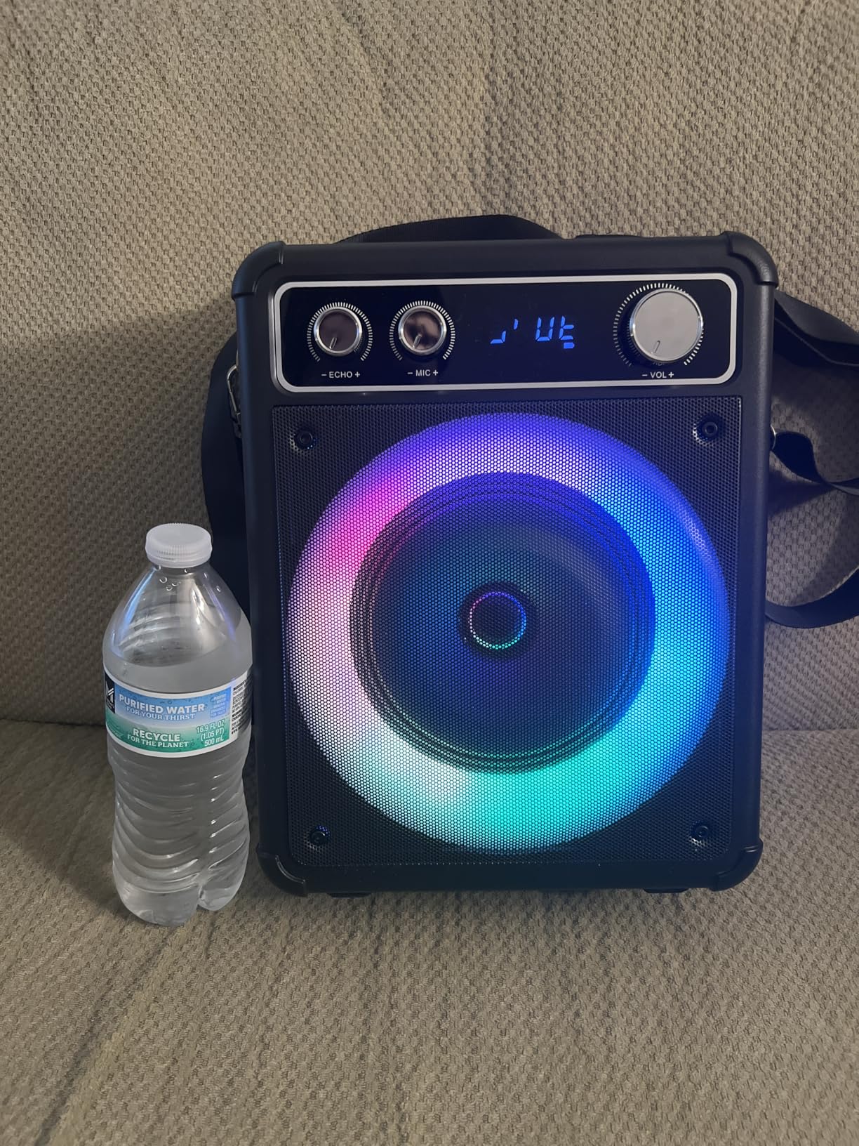 VOSOCO Karaoke Machine, Bluetooth Speaker with 2 Wireless Mics for Adults customer photo 1