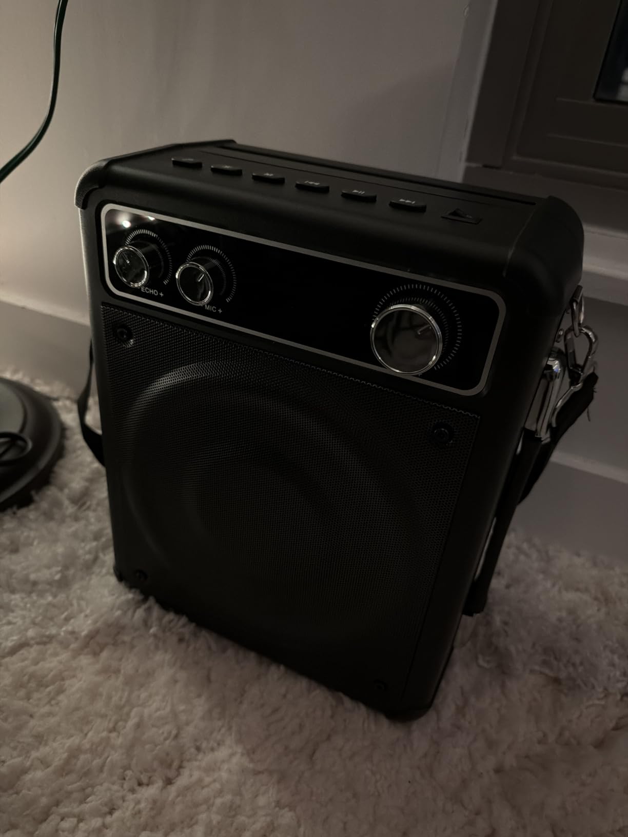 VOSOCO Karaoke Machine, Bluetooth Speaker with 2 Wireless Mics for Adults customer photo 2