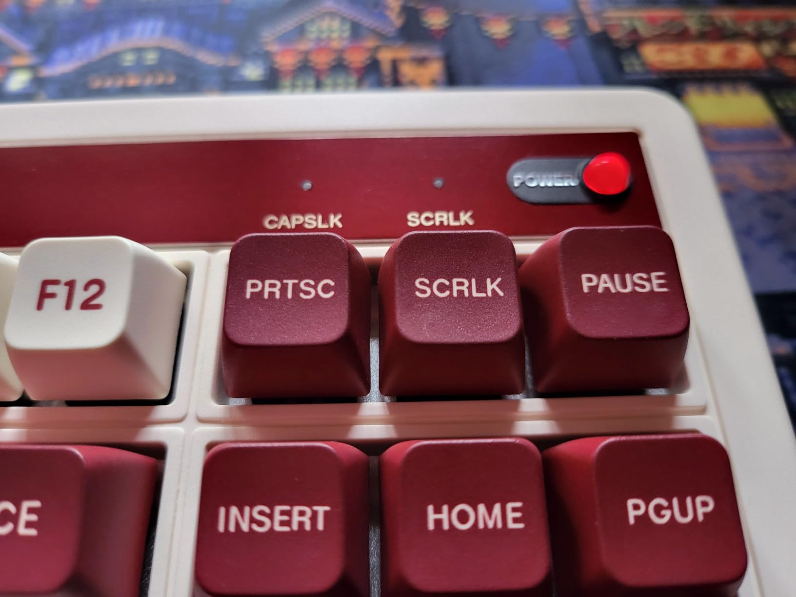 8Bitdo Retro Mechanical Keyboard, Bluetooth/2.4G/USB-C Hot Swappable Gaming Keyboard with 87 Keys, Dual Super Programmable Buttons for Windows and Android - N Edition customer photo 2