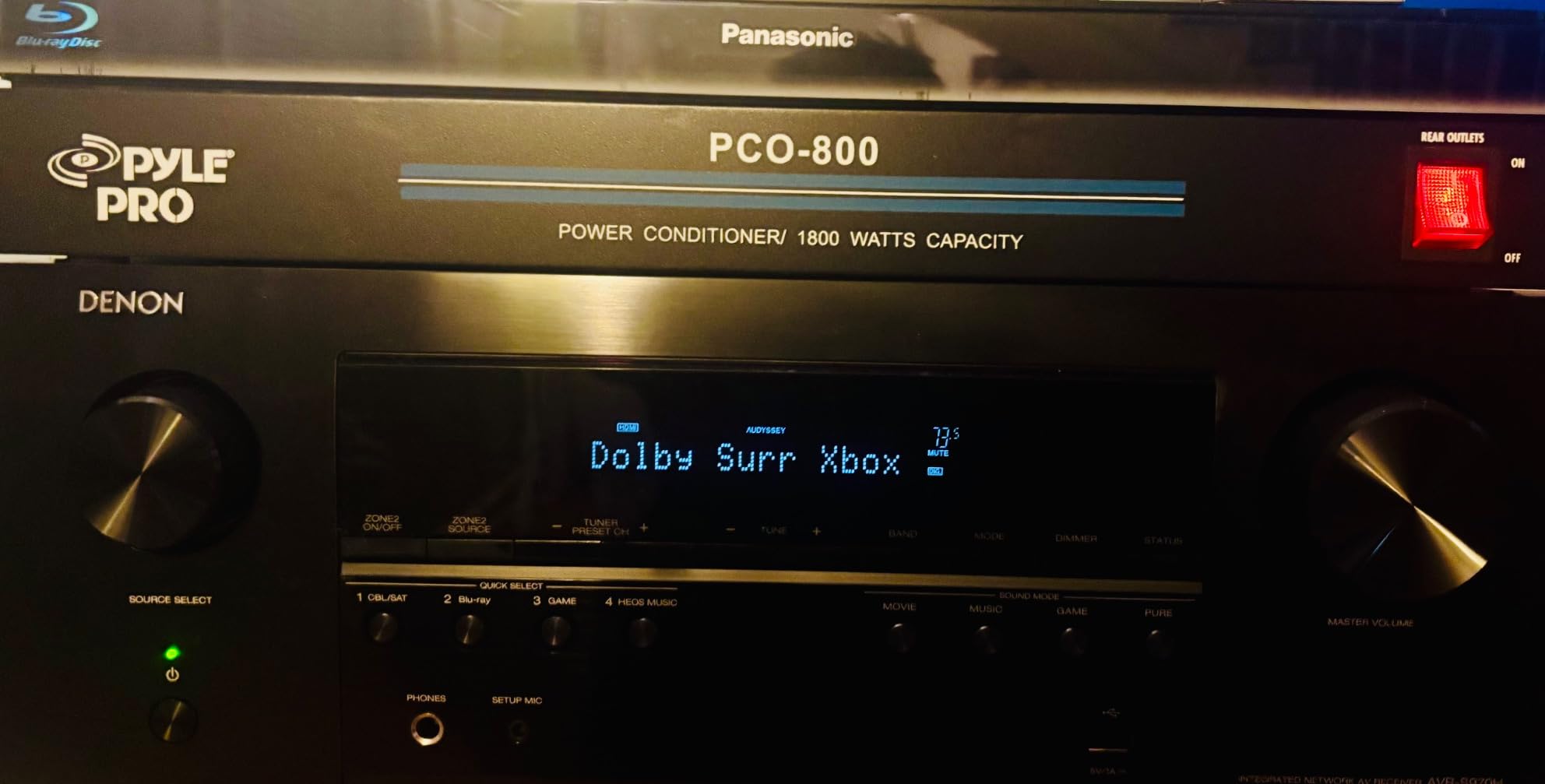 Denon AVR-S670H 5.2 Ch Home Theater Receiver, 8K UHD HDMI Receiver (75W x 5), Streaming via Built-in HEOS Bluetooth & Wi-Fi, Dolby TrueHD, Dolby Pro Logic II DTS HD Surround Sound System for TV customer photo 2