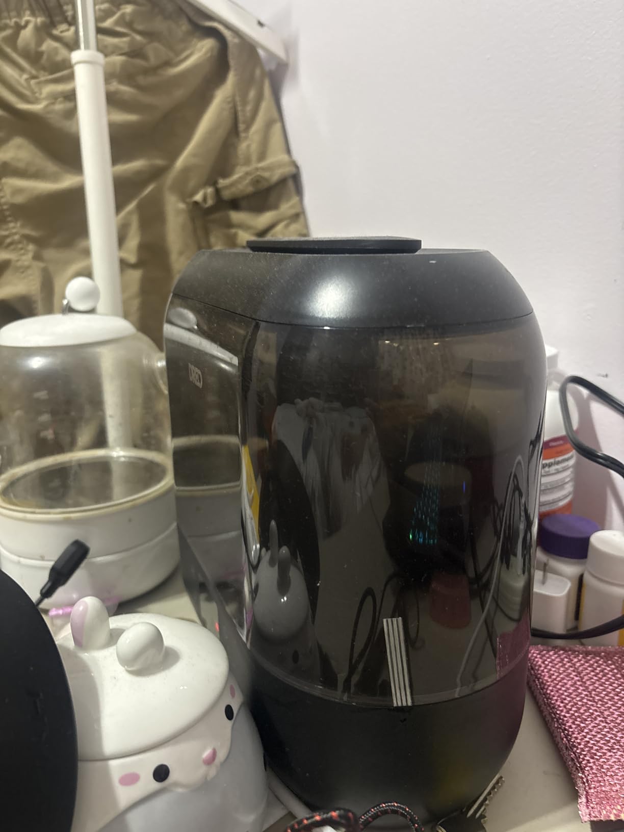 Dreo Smart Humidifiers for Bedroom, Top Fill 4L Supersized Humidifier Large Room with 28 dB, 36H Runtime, Touch/APP/Voice Control, Nightlight, Cool Mist Humidifiers for Baby, Plants, Indoor, Black customer photo 2