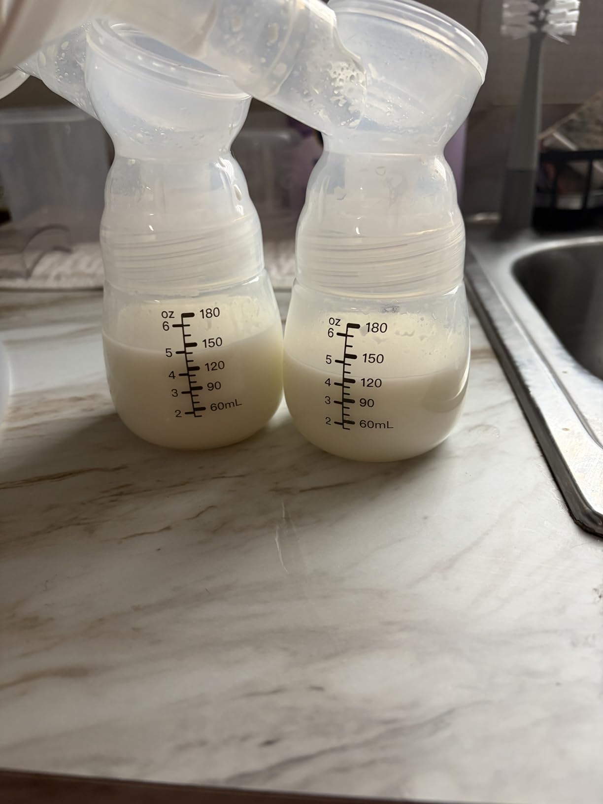 NCVI Double Electric Breast Pump 8122, Portable Milk Breastfeeding Pump with 4 Modes 9 Levels, Hospital-Grade Suction 280mmHg with 17/19/21/24mm Flanges for Home, Office and Travel, USB Rechargeable customer photo 1