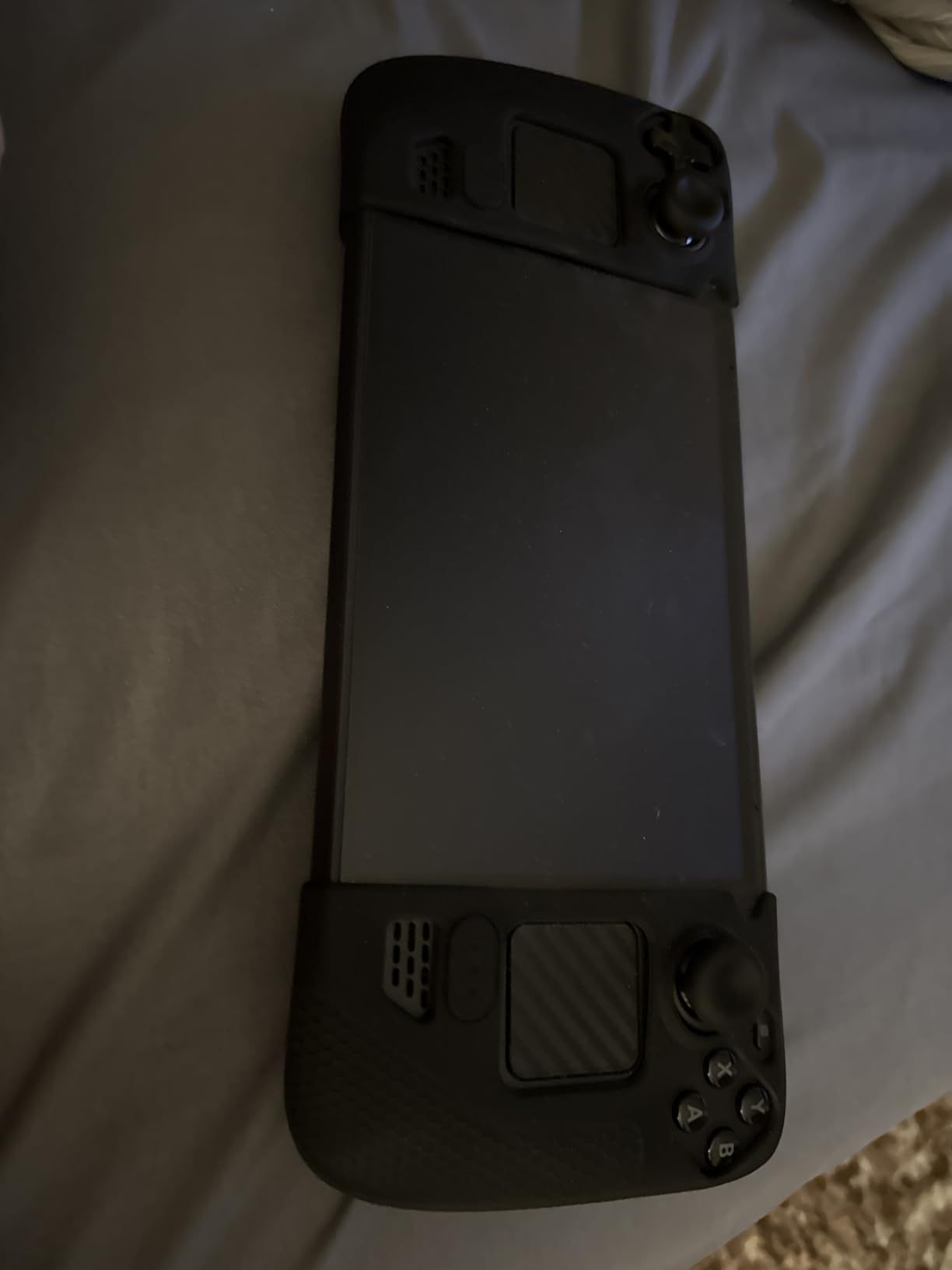 JSAUX Silicone Grip Protection Case Compatible with Steam Deck OLED/LCD, Steam Deck Grip, Steam Deck GripSkin, GripArmor Silicone Sleeve Set (one Left and one Right) - GP0016 Grey customer photo 2