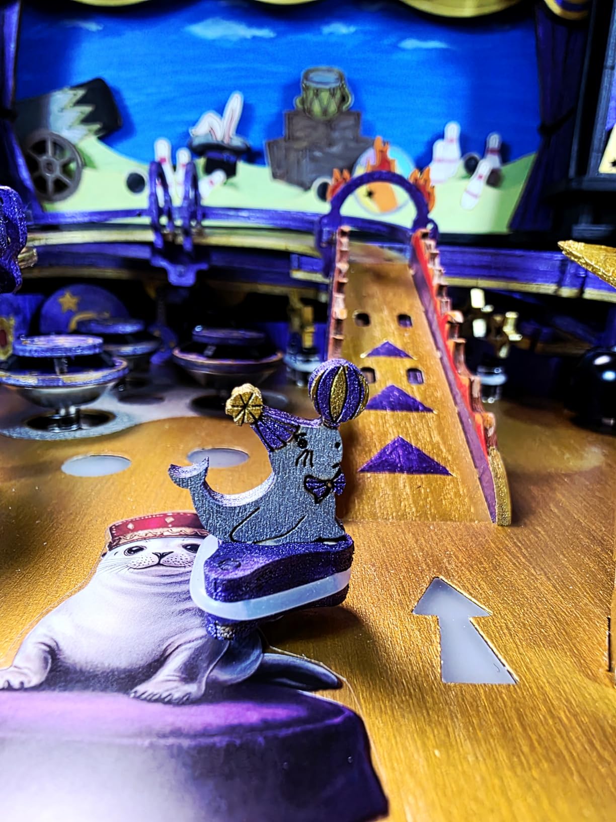 ROBOTIME Pinball Machince EG01 - Wooden Puzzles for Adults Miniature Pinball 3D Puzzle customer photo 2