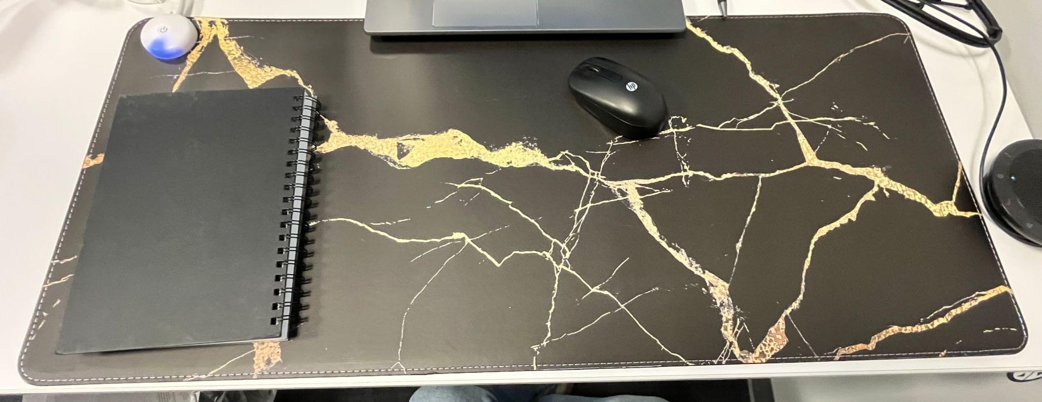 iLeadon Heated Mouse Pad, Heated Desk Mat, Electric Warm Desk Pad with 3 Heating Levels & 3 Auto Shut-Off Levels, 35.4