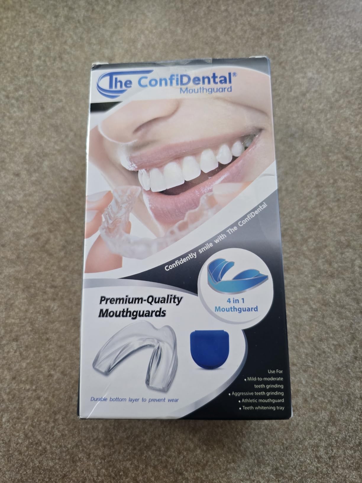 The ConfiDental Mouth Guard for Grinding Teeth at Nighttime Pack of 6 Moldable Dental Bite Guards for Clenching and Bruxism, Custom Fit for Comfortable Sleep customer photo 1