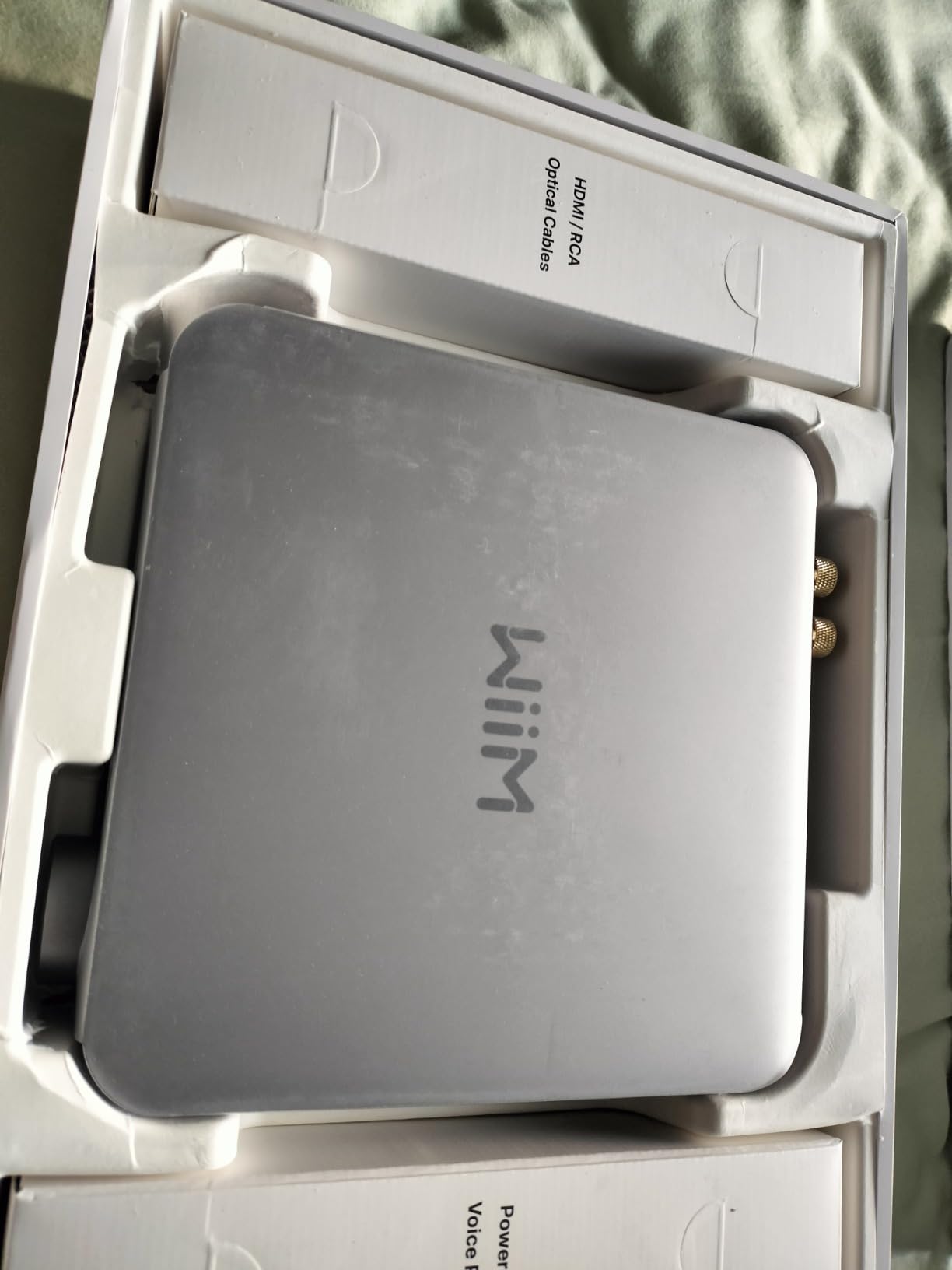 WiiM Amp: Multiroom Streaming Amplifier | Compatible with AirPlay, Google Cast, Alexa | HDMI, Voice Control | Stream from Spotify, Amazon Music, Tidal & More | Space Gray customer photo 1