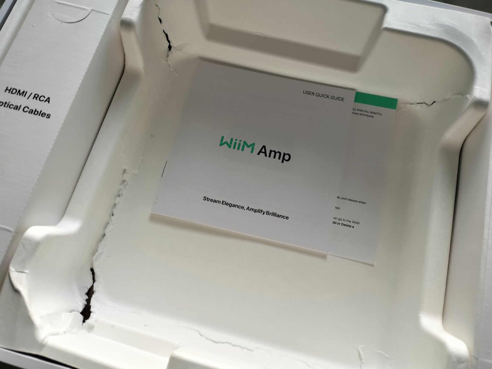 WiiM Amp: Multiroom Streaming Amplifier | Compatible with AirPlay, Google Cast, Alexa | HDMI, Voice Control | Stream from Spotify, Amazon Music, Tidal & More | Space Gray customer photo 2