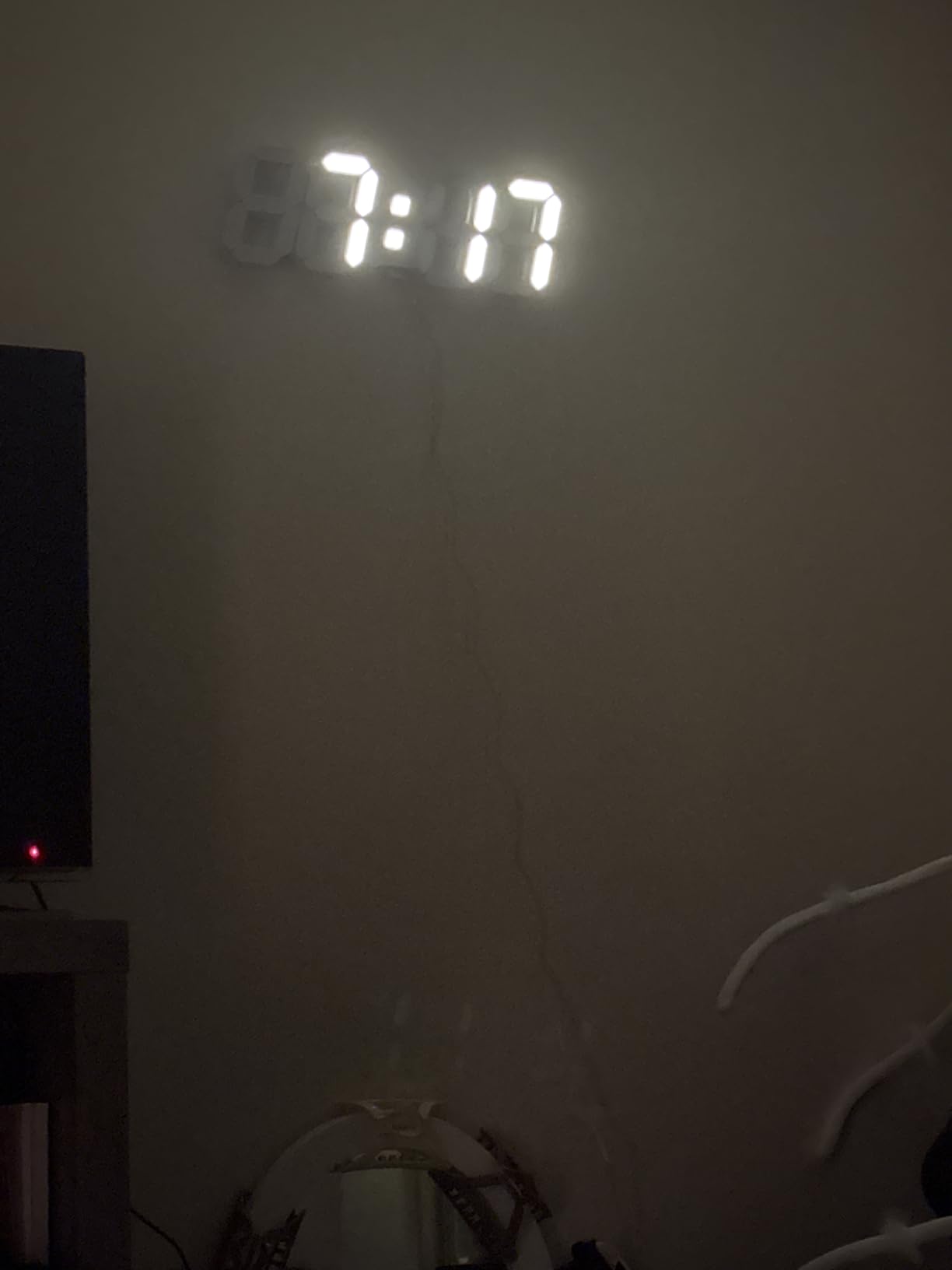 KOSUMOSU RGB Clock for Gaming Desk Clock 9.7