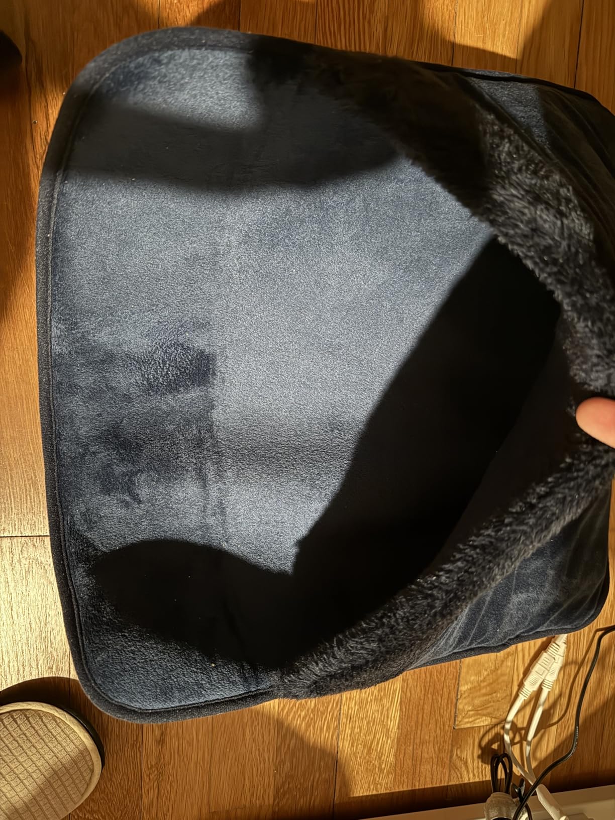 Electric Heated Foot Warmer for Feet, Double Sided Feet Warmer Foot Heating Pad with 9 Levels Temp and 3 Timers, Foot Warmers for Bed, Under Desk, Office, Birthday Christmas Gifts for Women Men(Grey) customer photo 1