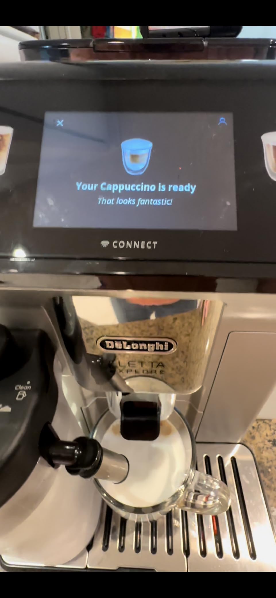 De'Longhi Eletta Explore Espresso Machine with Cold Brew, Hot & Cold Milk Frother - 50+ Recipes customer photo 2