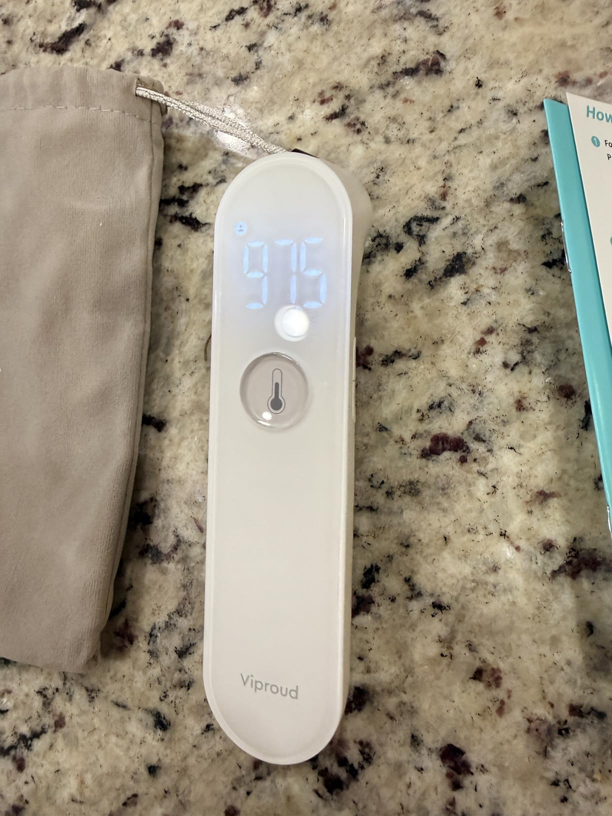 Thermometer for Adults and Kids, Fast Accurate Baby Thermometer, Fever Alarm & Mute Mode, Baby Essentials - Lifetime Support customer photo 2