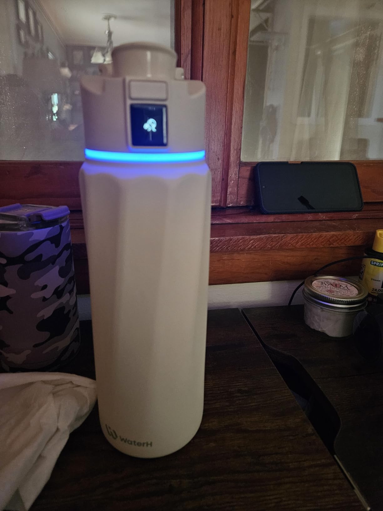 BOOST Smart Water Bottle with Reminder & Tracker, Double Wall Vacuum Insulated Bottles Stainless Steel, 32oz BPA-Free Wide Mouth for Gym, Office, School, Ideal Gift for Christmas, New Year customer photo 2